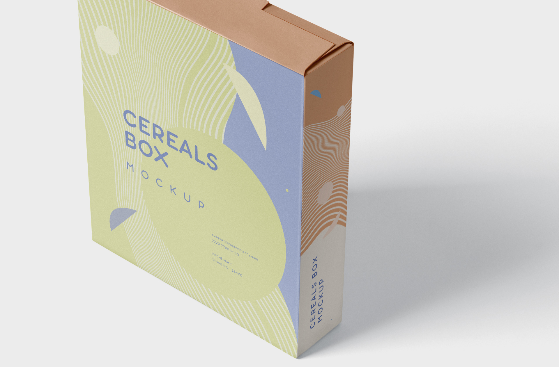 biodegradable cereal box