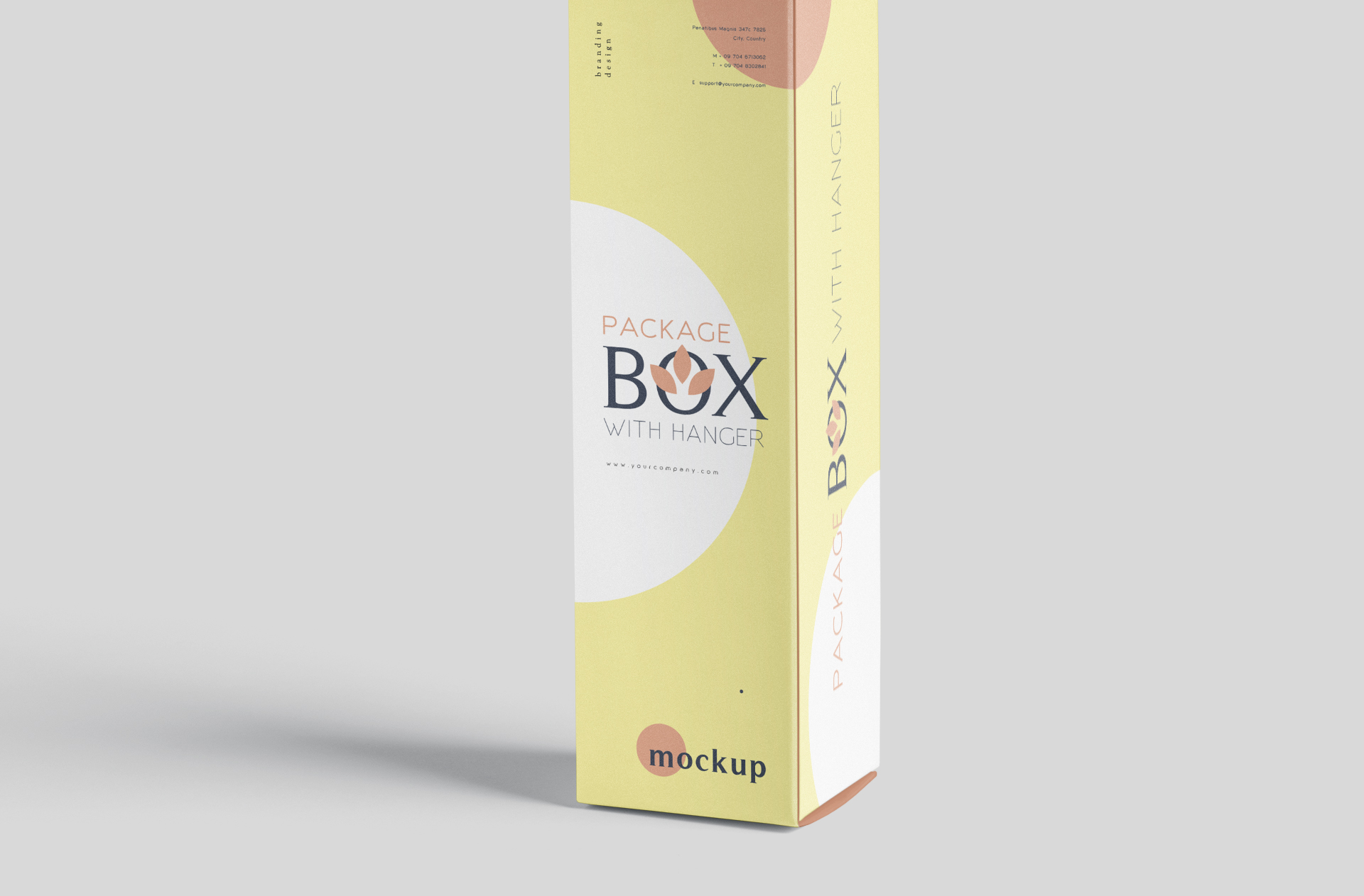 customizable packaging PSD