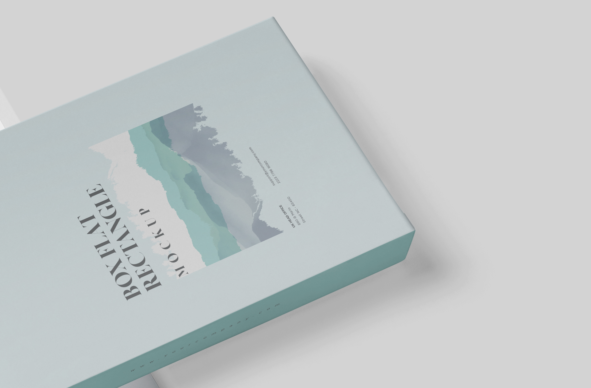 customizable packaging mock-up