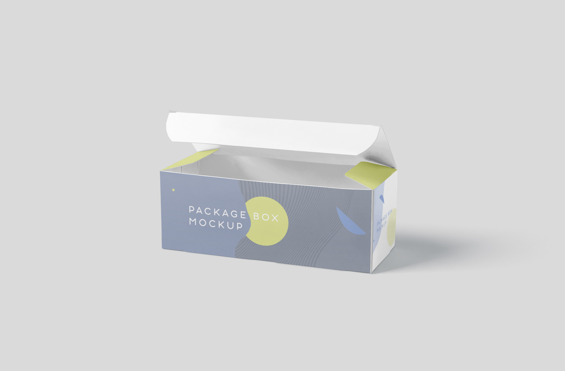 Realistic Folding Box Mock-Up with Customizable Design
