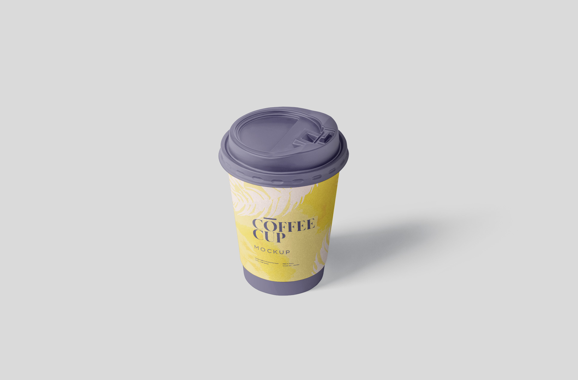 Coffee Cup Mockup – Realistic Disposable Cup