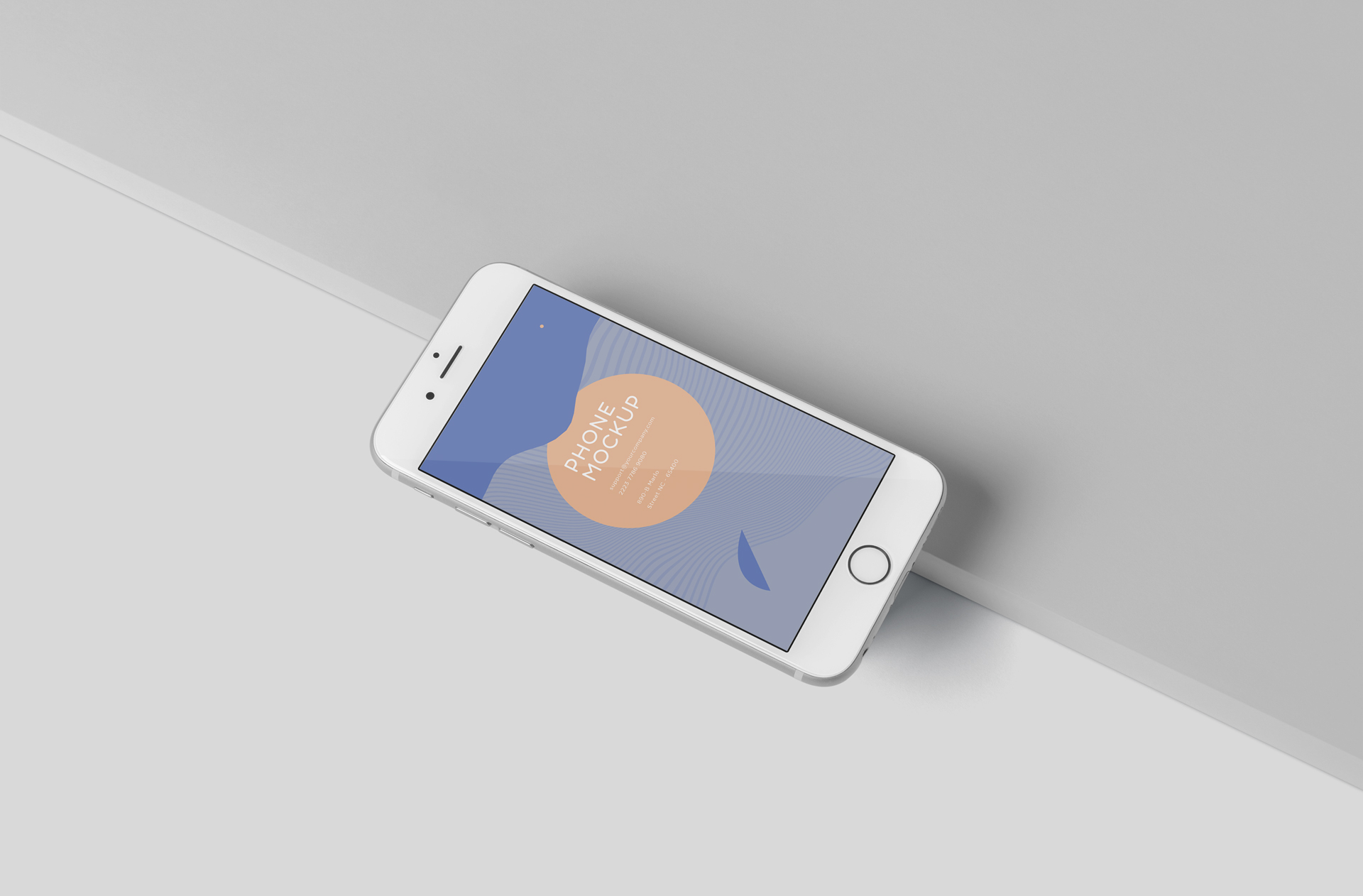 Floating iPhone Mockup – Clean and Realistic Display
