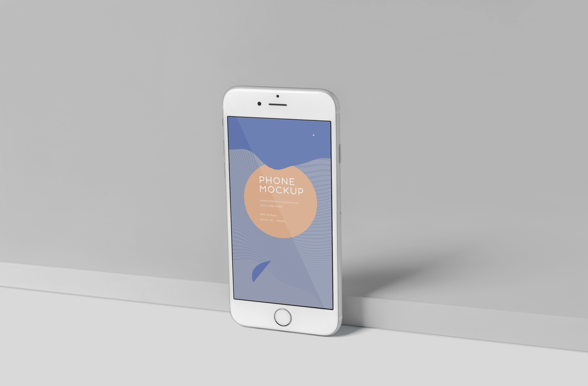 Vertical iPhone Mockup – Realistic UI/UX Showcase