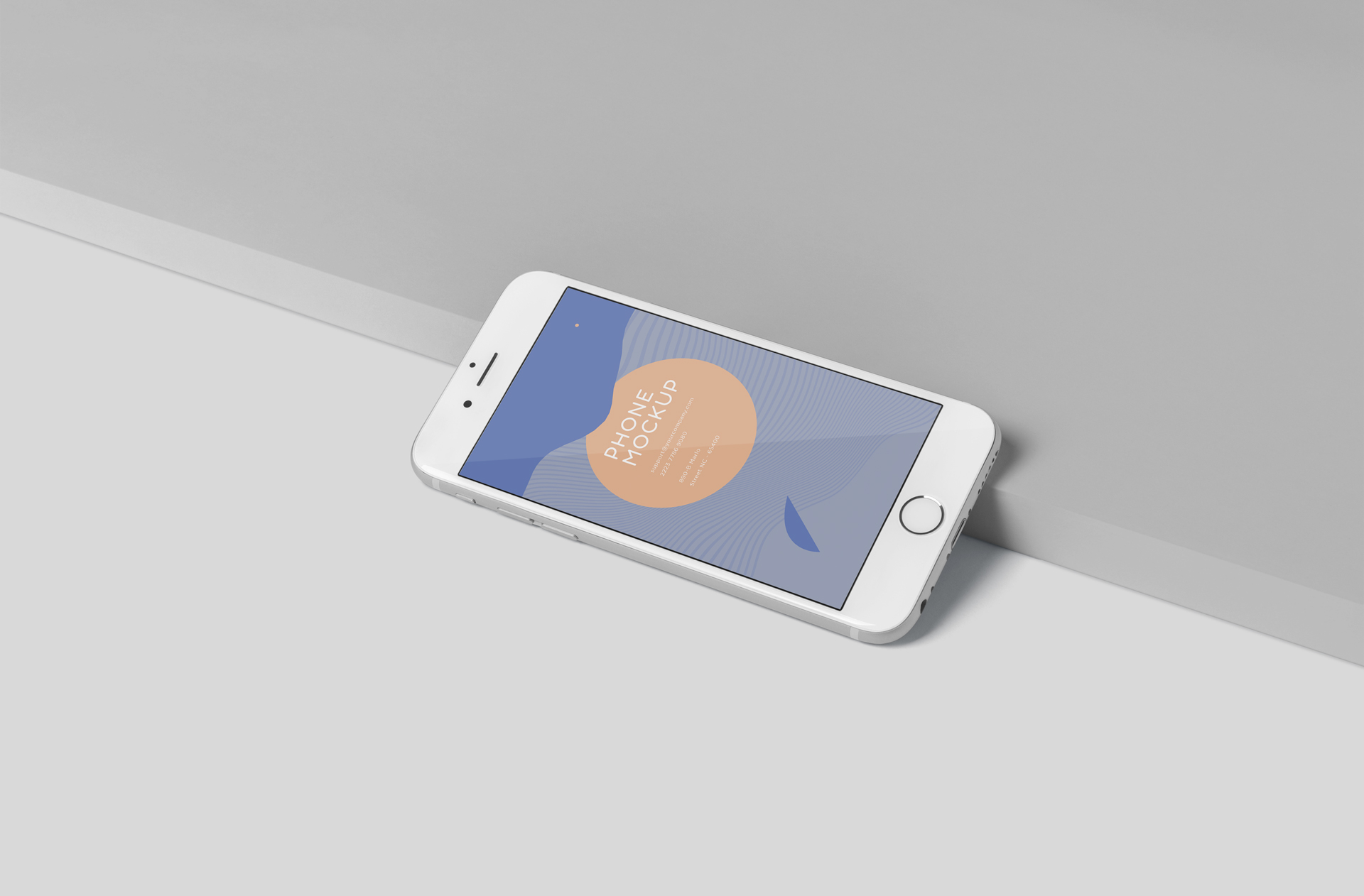 Minimalist iPhone Mockup – Elegant Device Showcase
