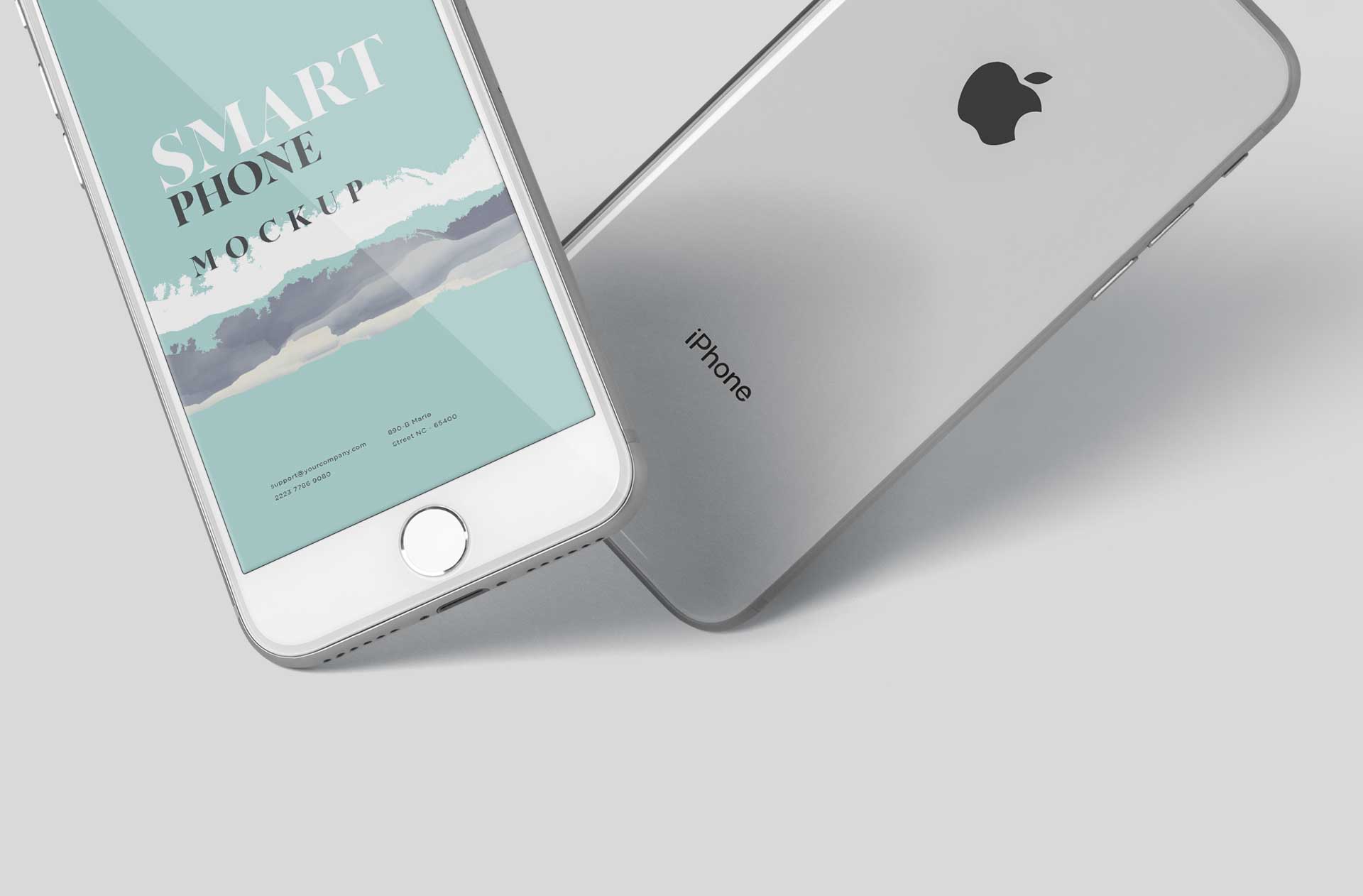 3D phone mockup
