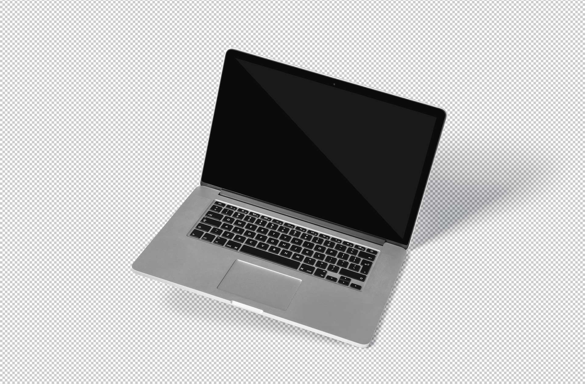 angled laptop