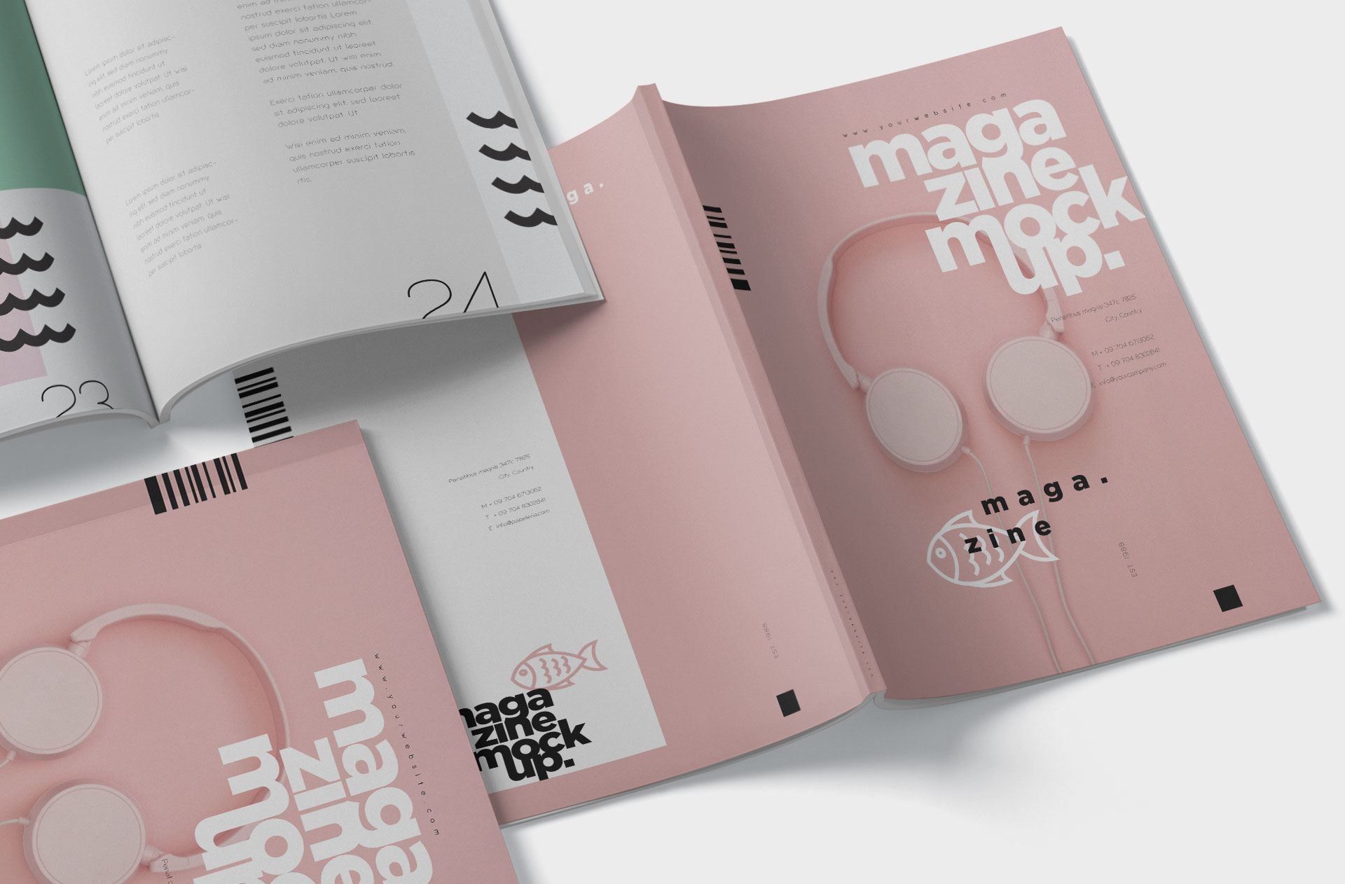 A4 cover mockup