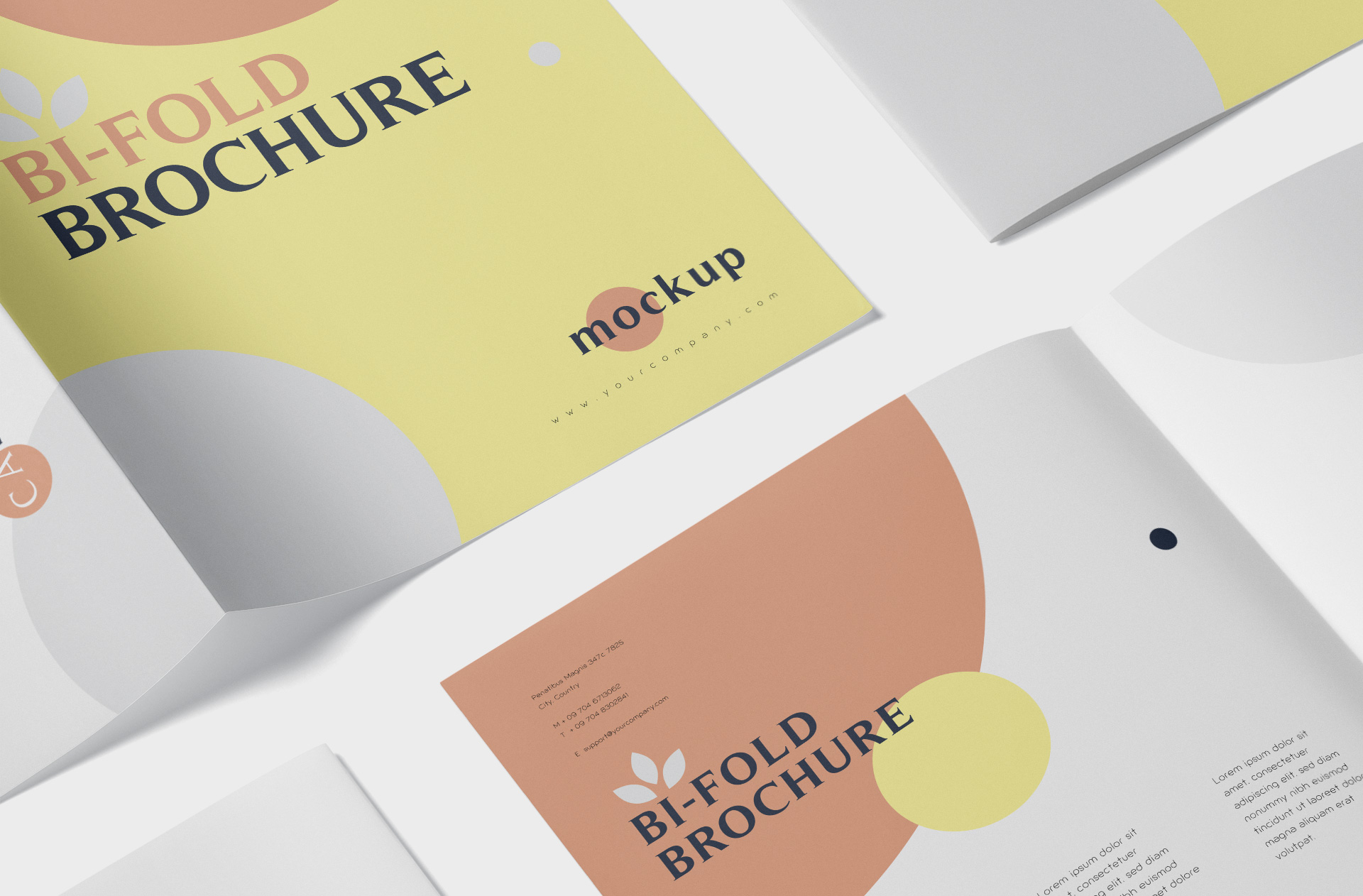 A4 brochure mockup