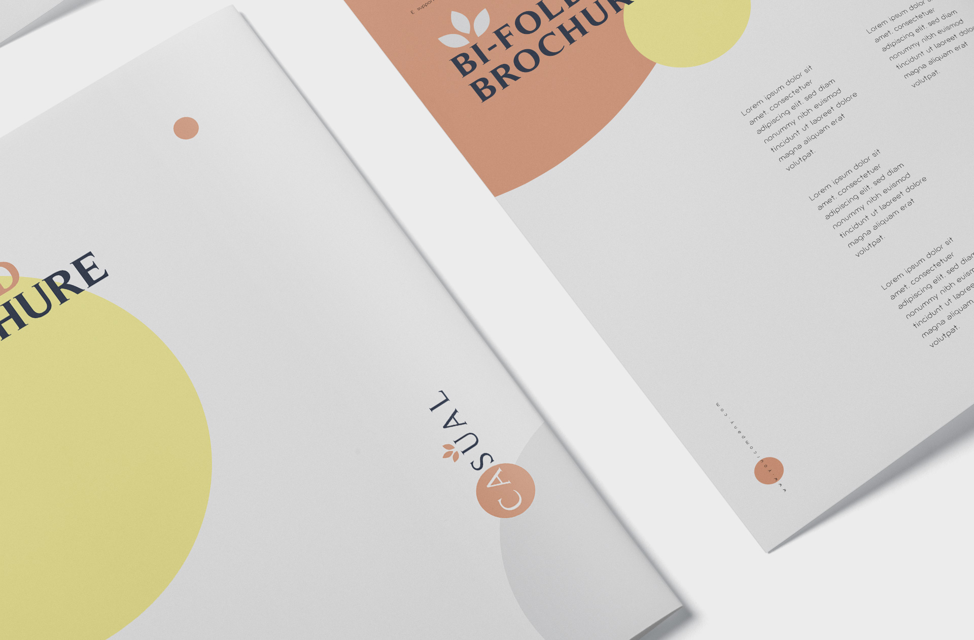 A4 brochure mockup