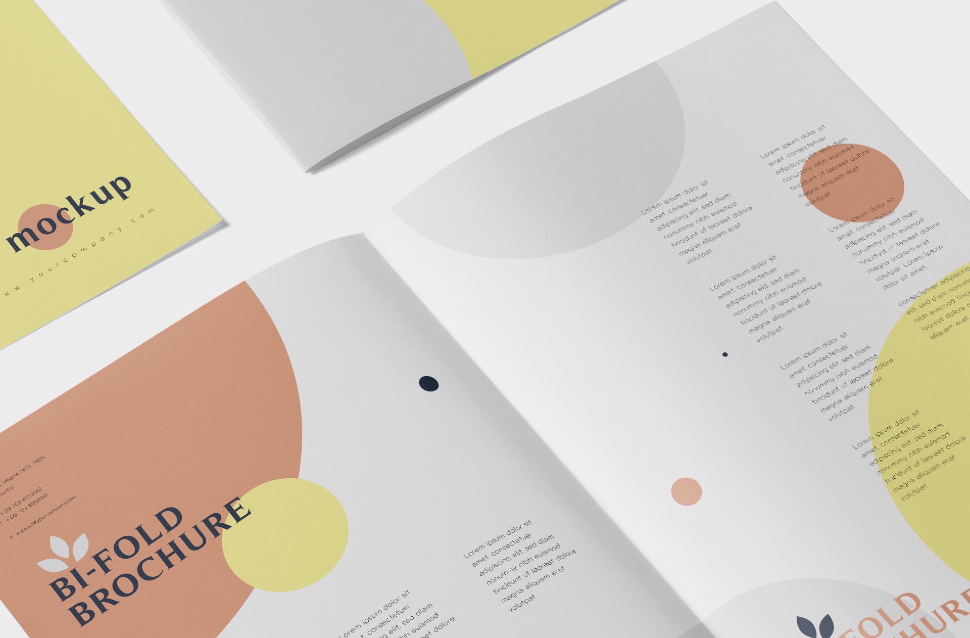 A4 brochure mockup