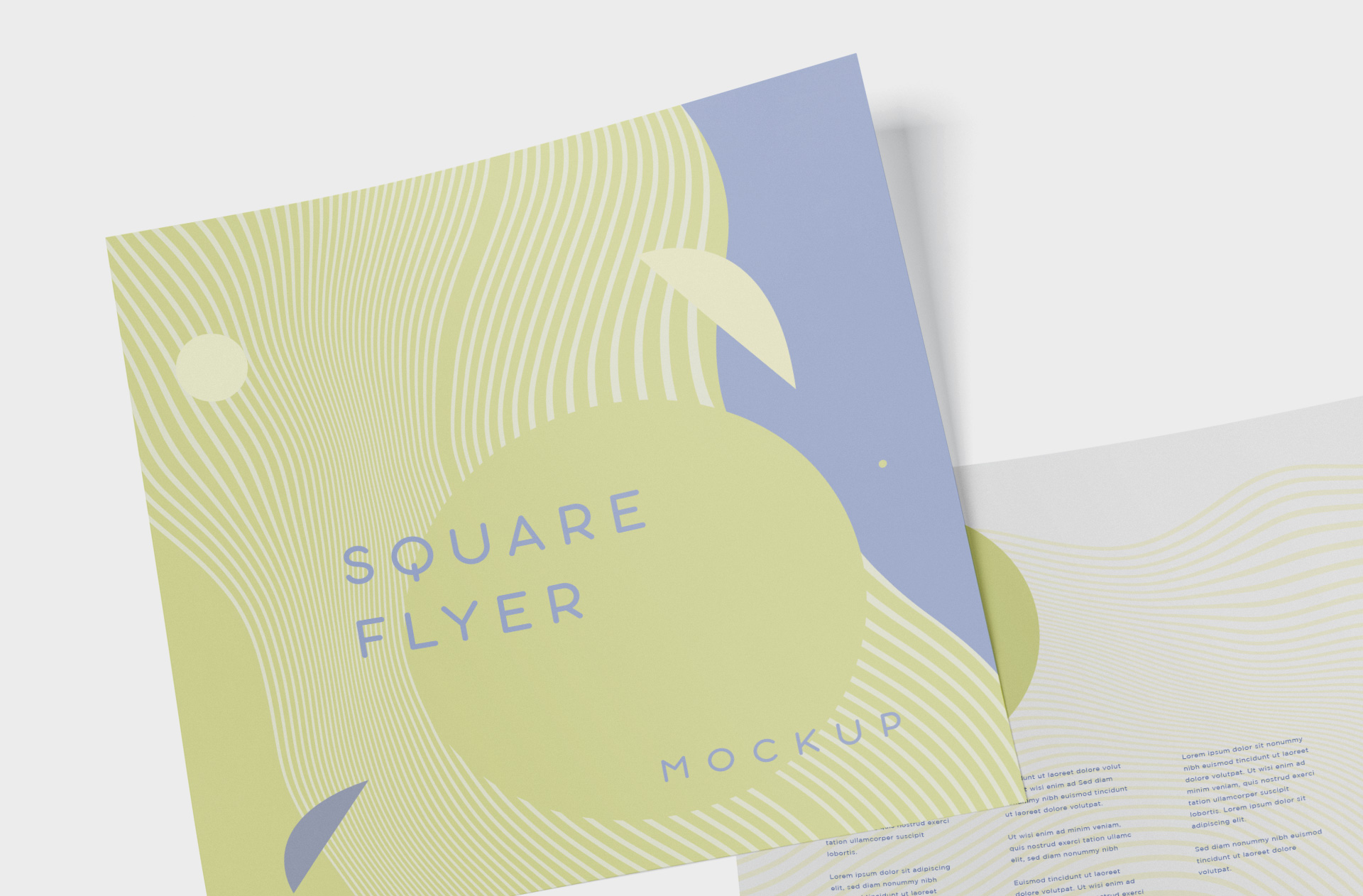 A5 flyer mockup