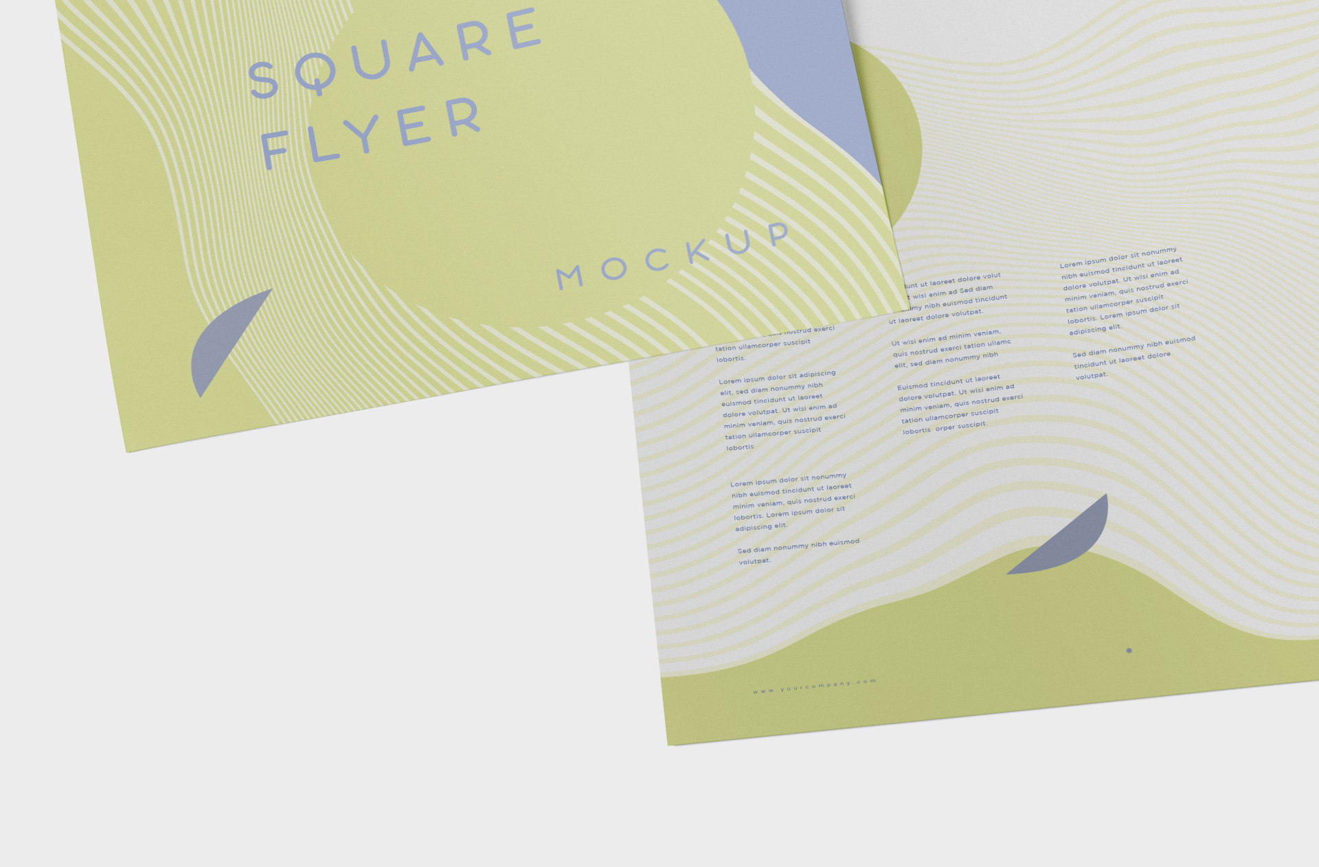 A5 flyer mockup