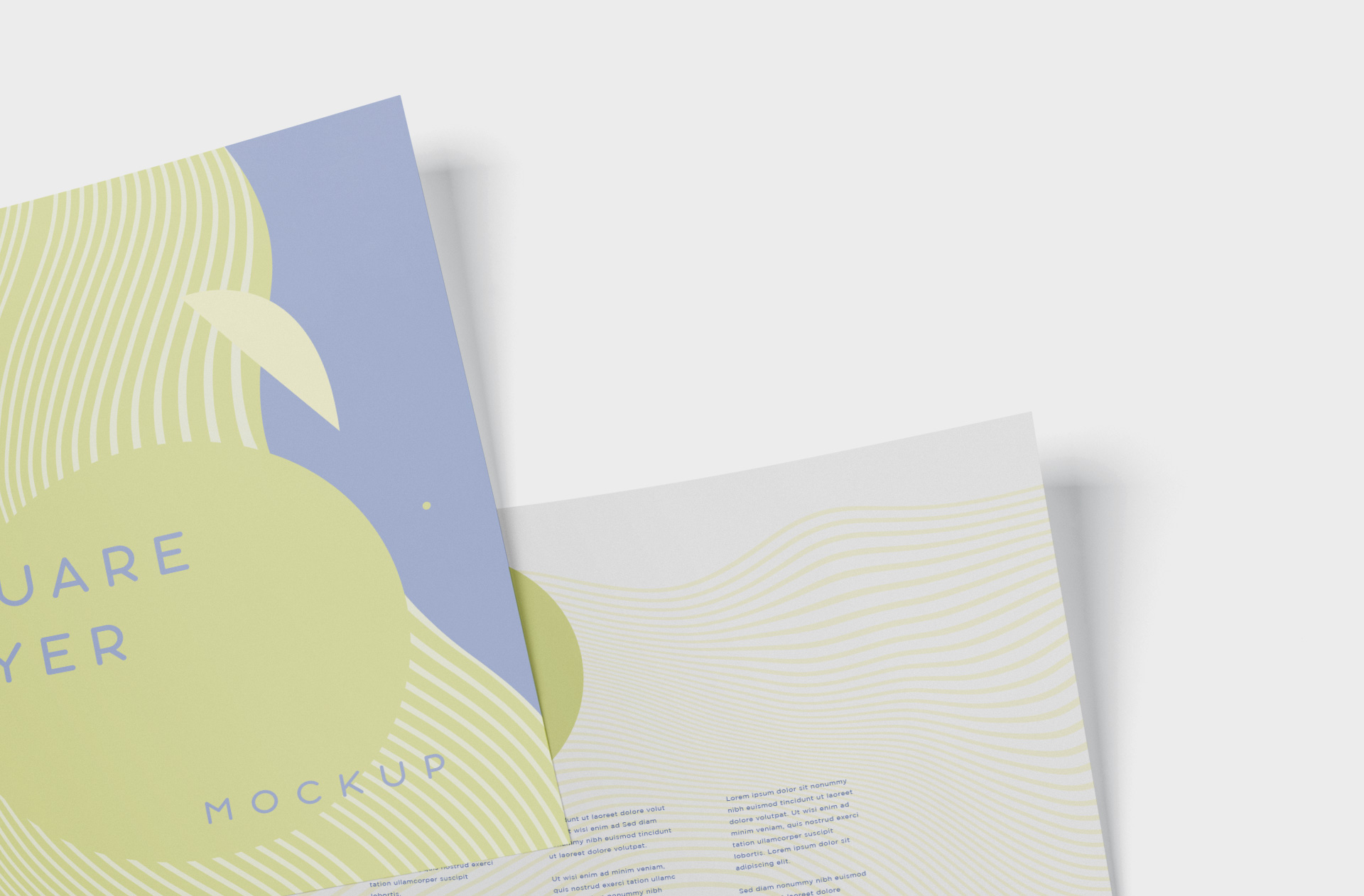 A5 flyer mockup