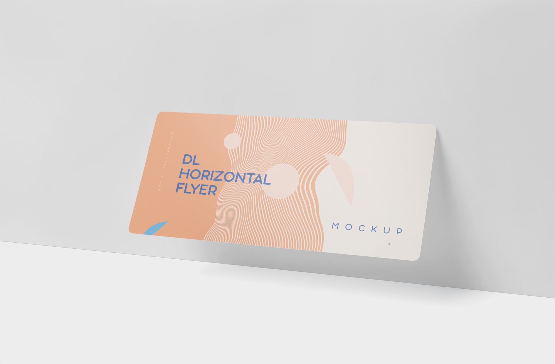 Floating DL Horizontal Flyer Mockup for Branding