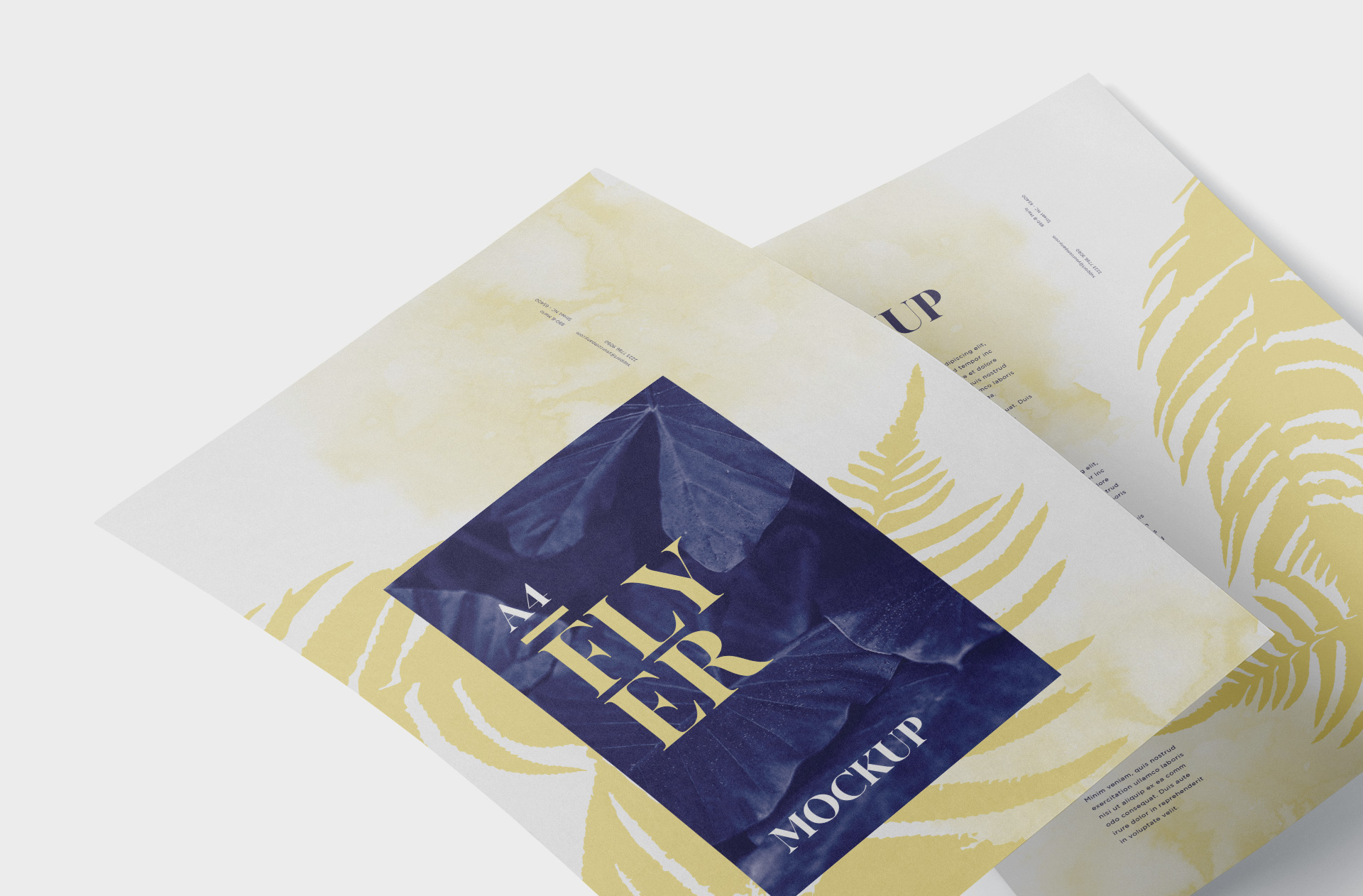 A4 flyer template