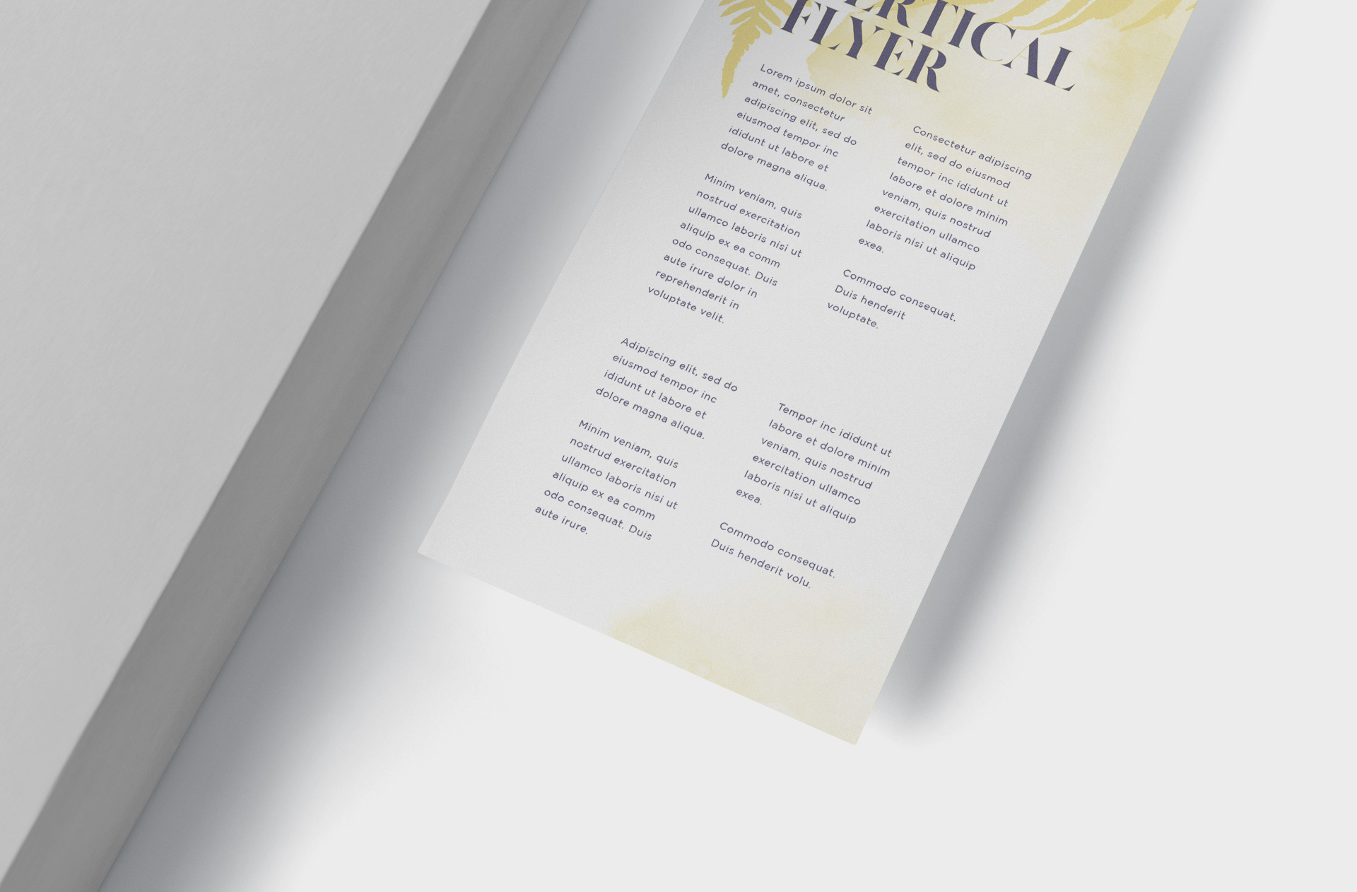 advertising flyer