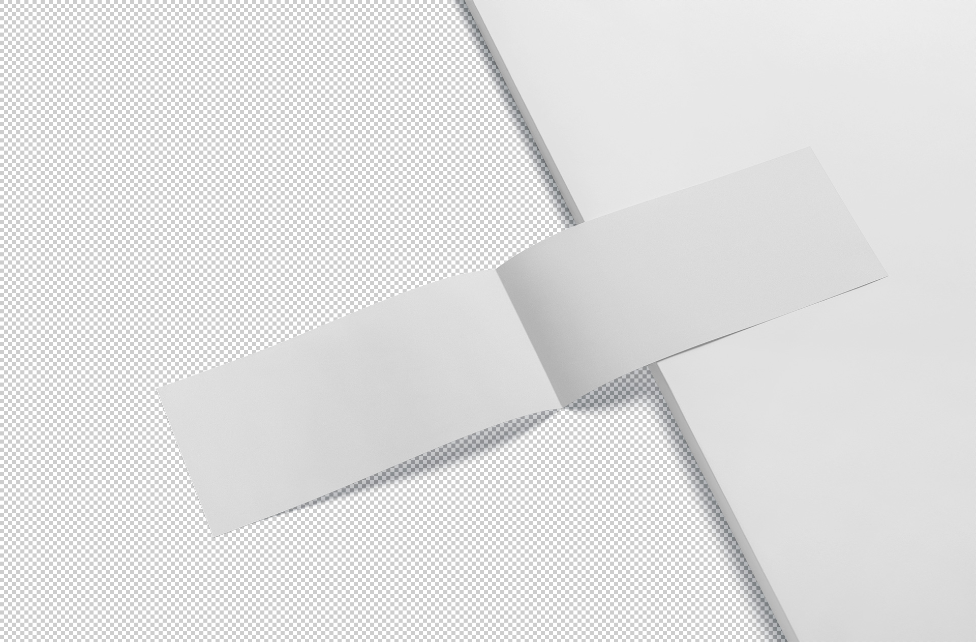 A4 bi-fold mockup