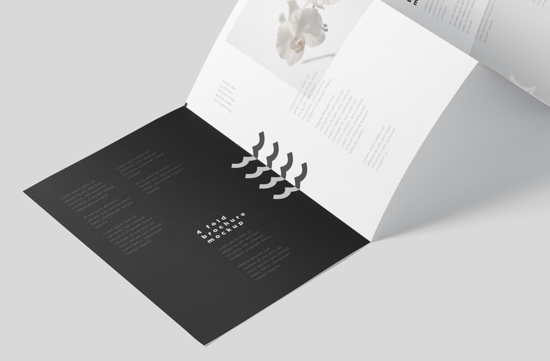 A5 brochure mockup
