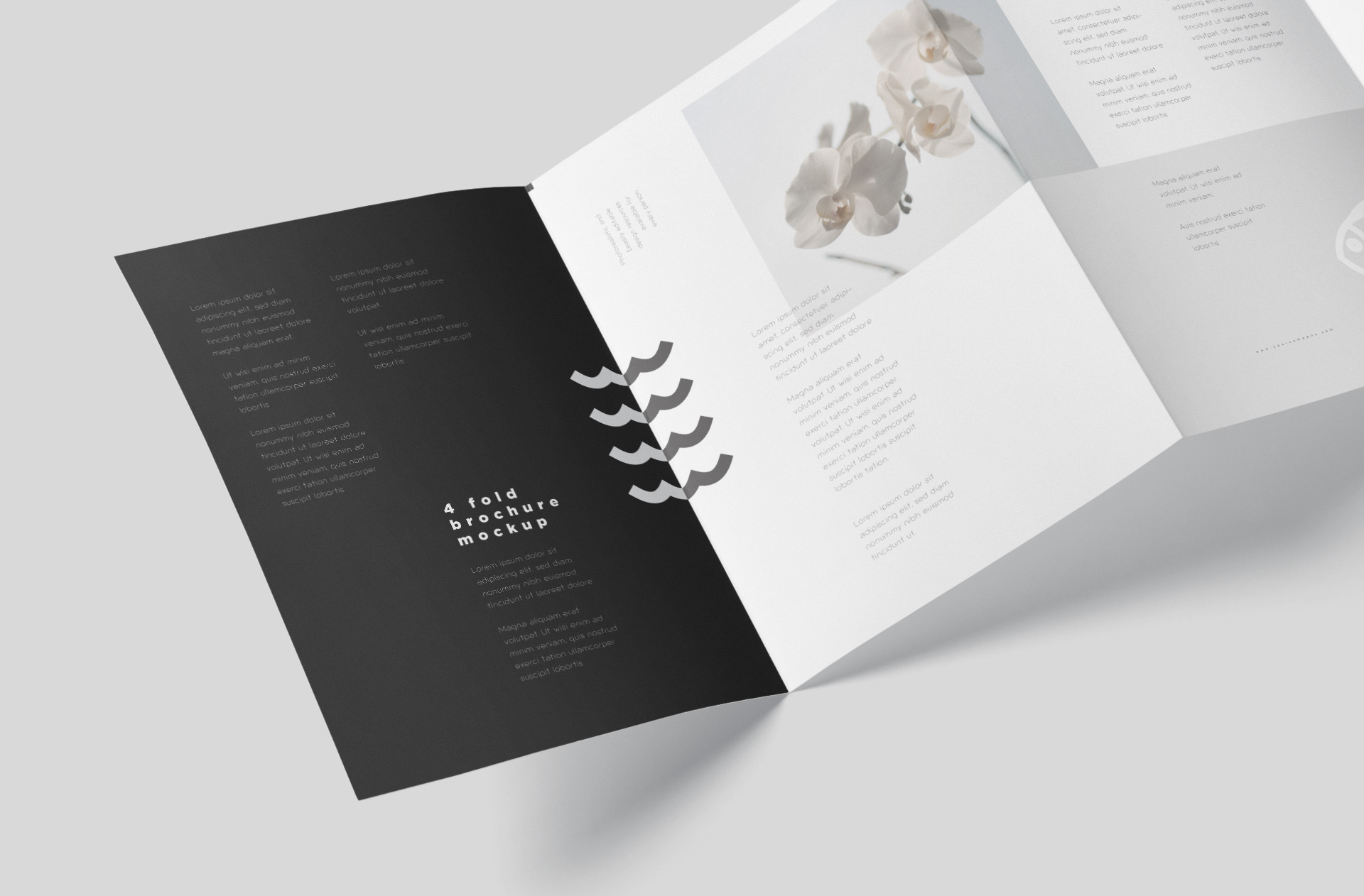 A4 brochure mockup