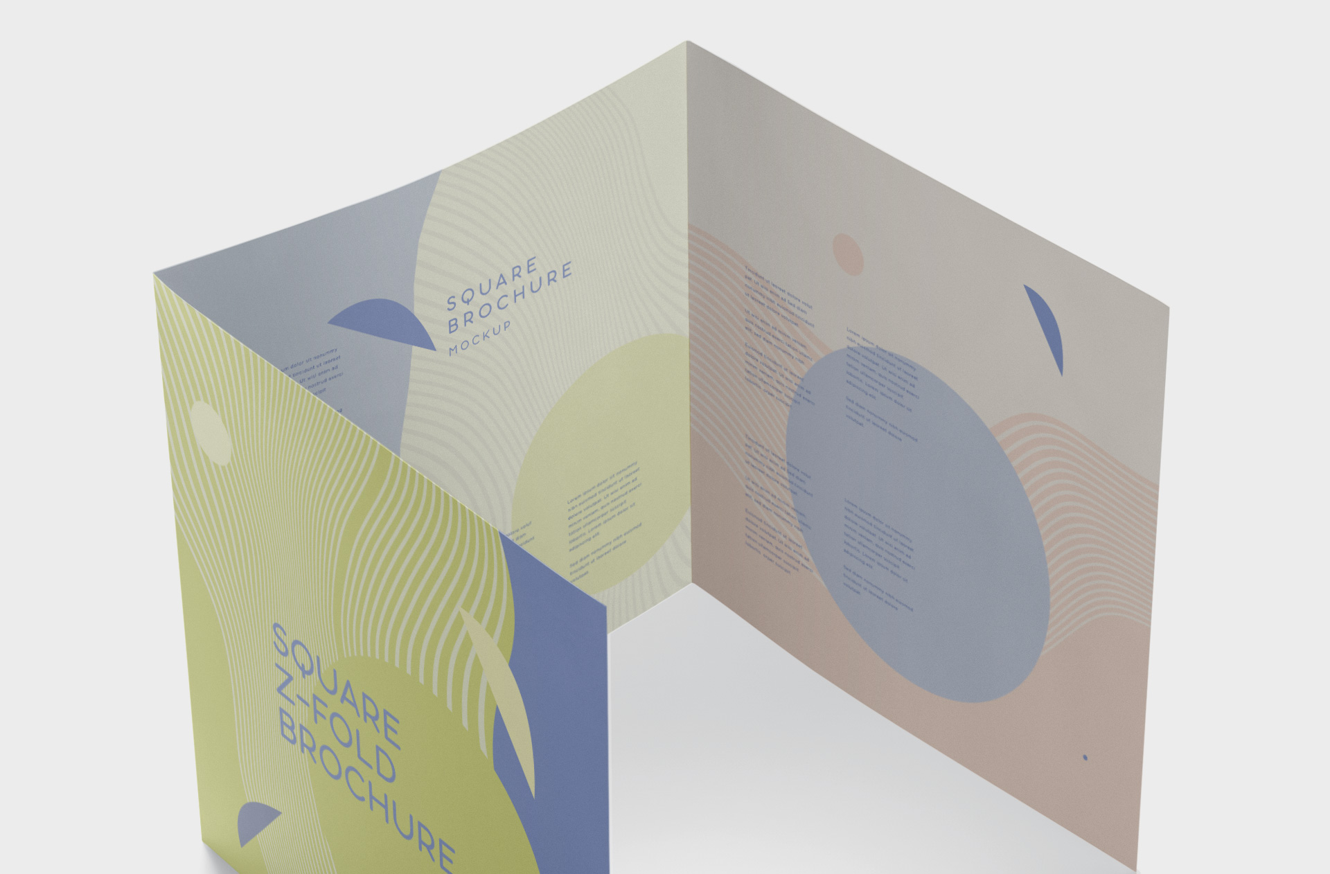 a4 z-fold brochure