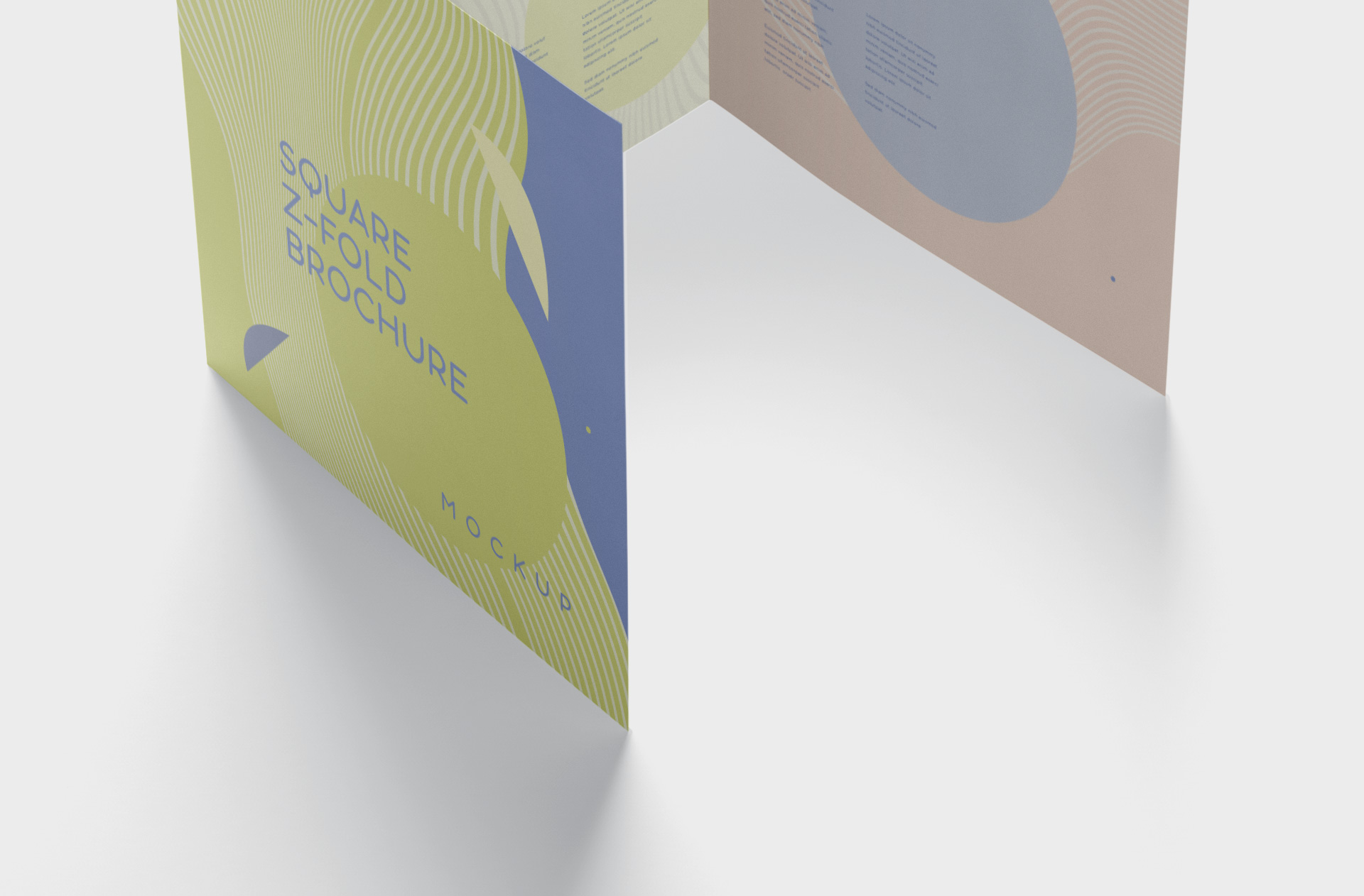 a4 z-fold brochure