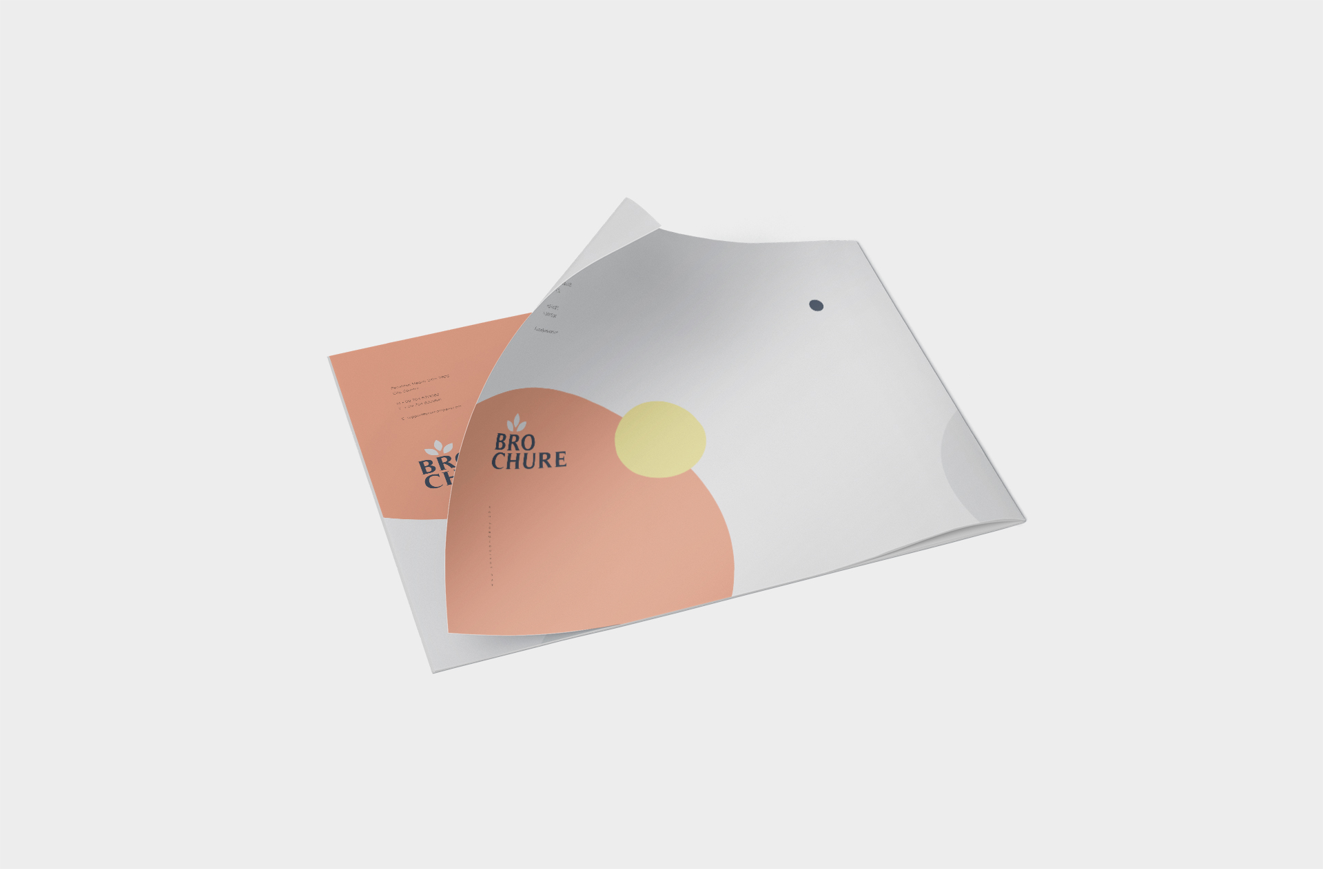 A4 Spiral Brochure Mockup – Professional Print Design