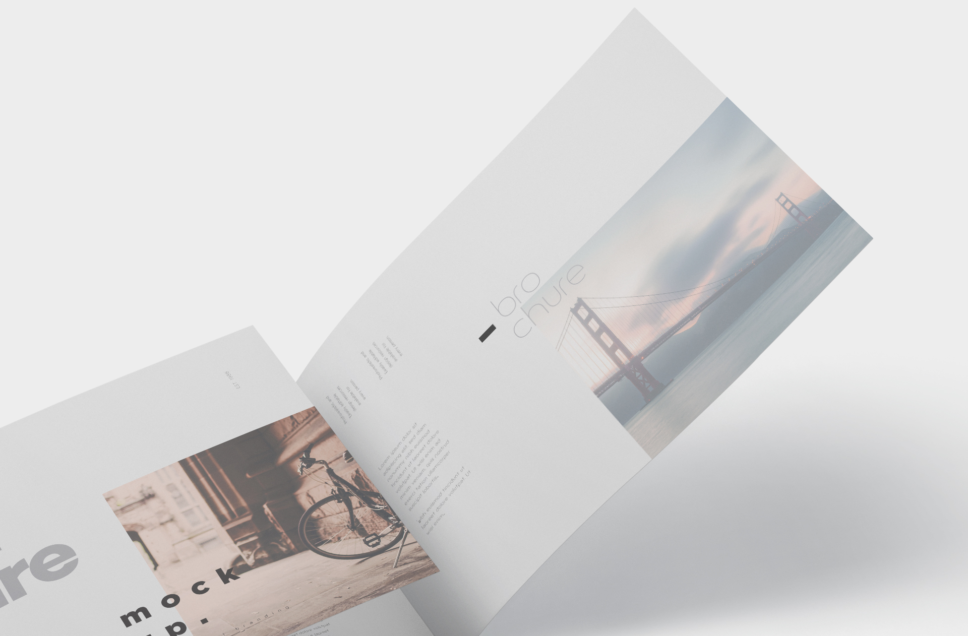 A4 brochure mockup