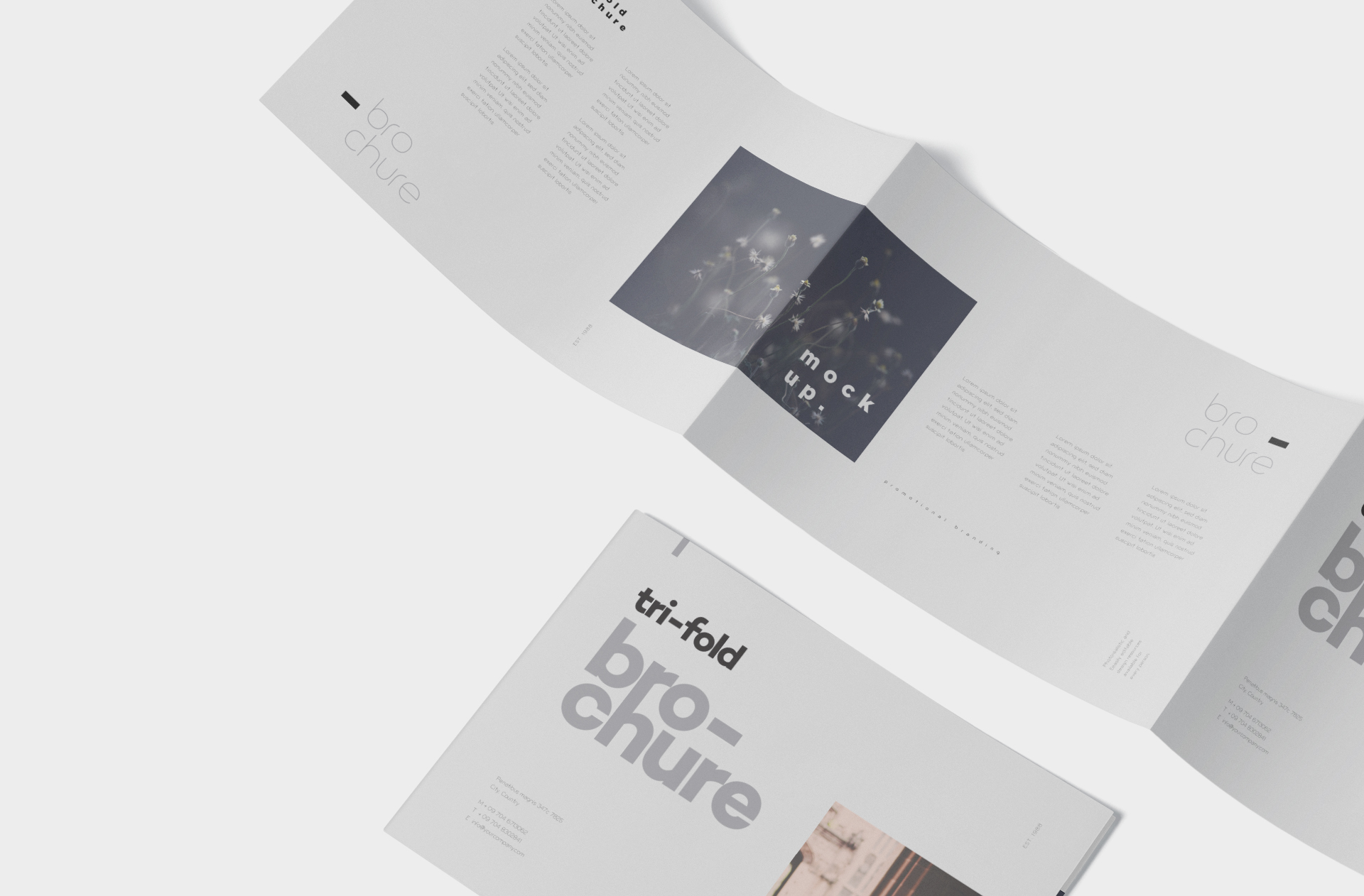 A4 brochure mockup