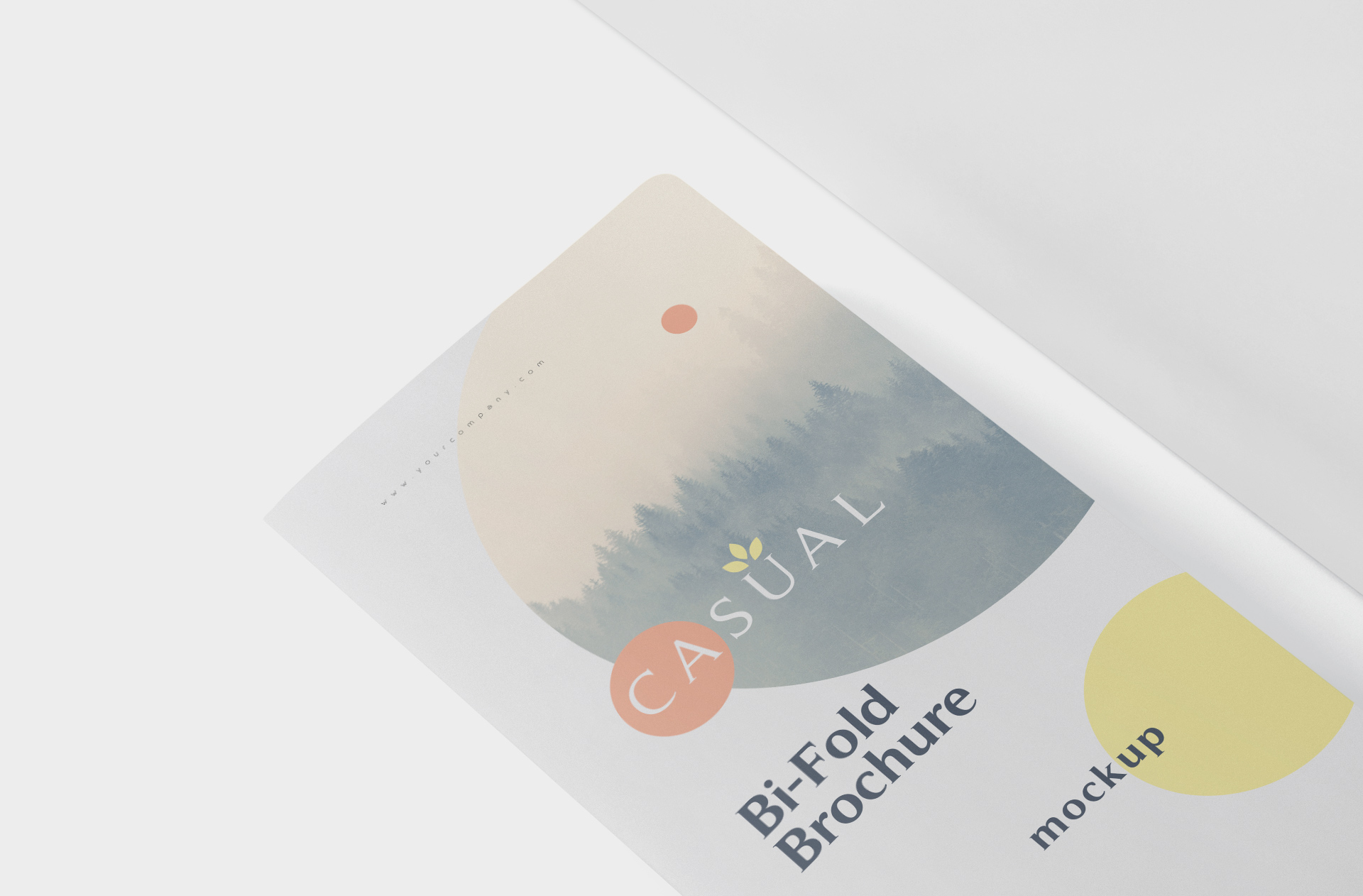 A4 brochure mockup