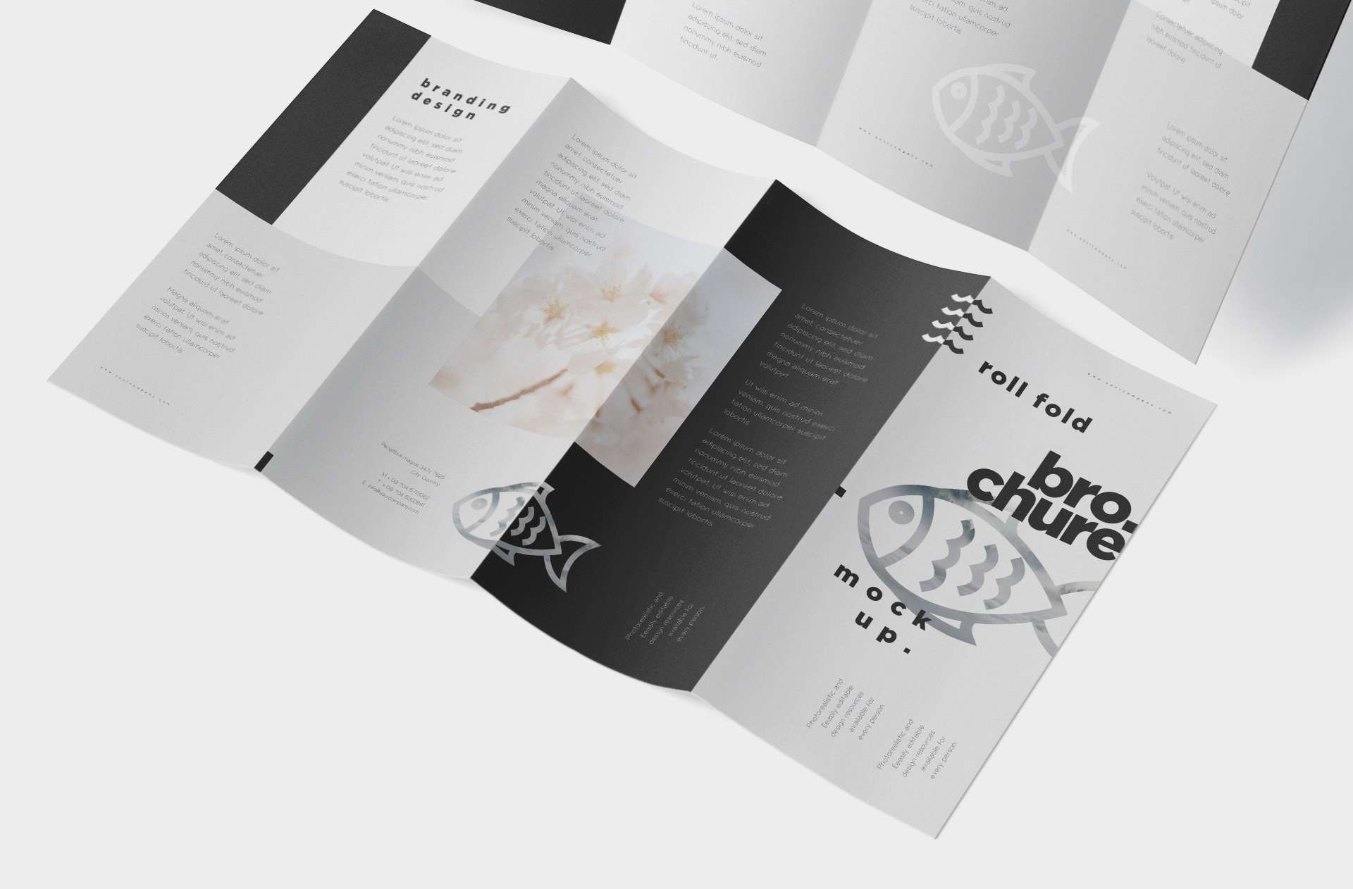 A4 brochure mockup