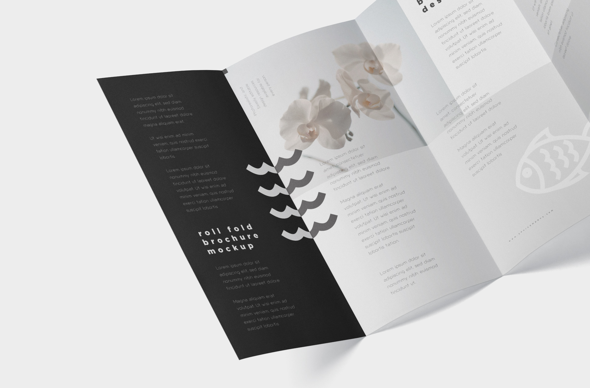 A4 brochure mockup