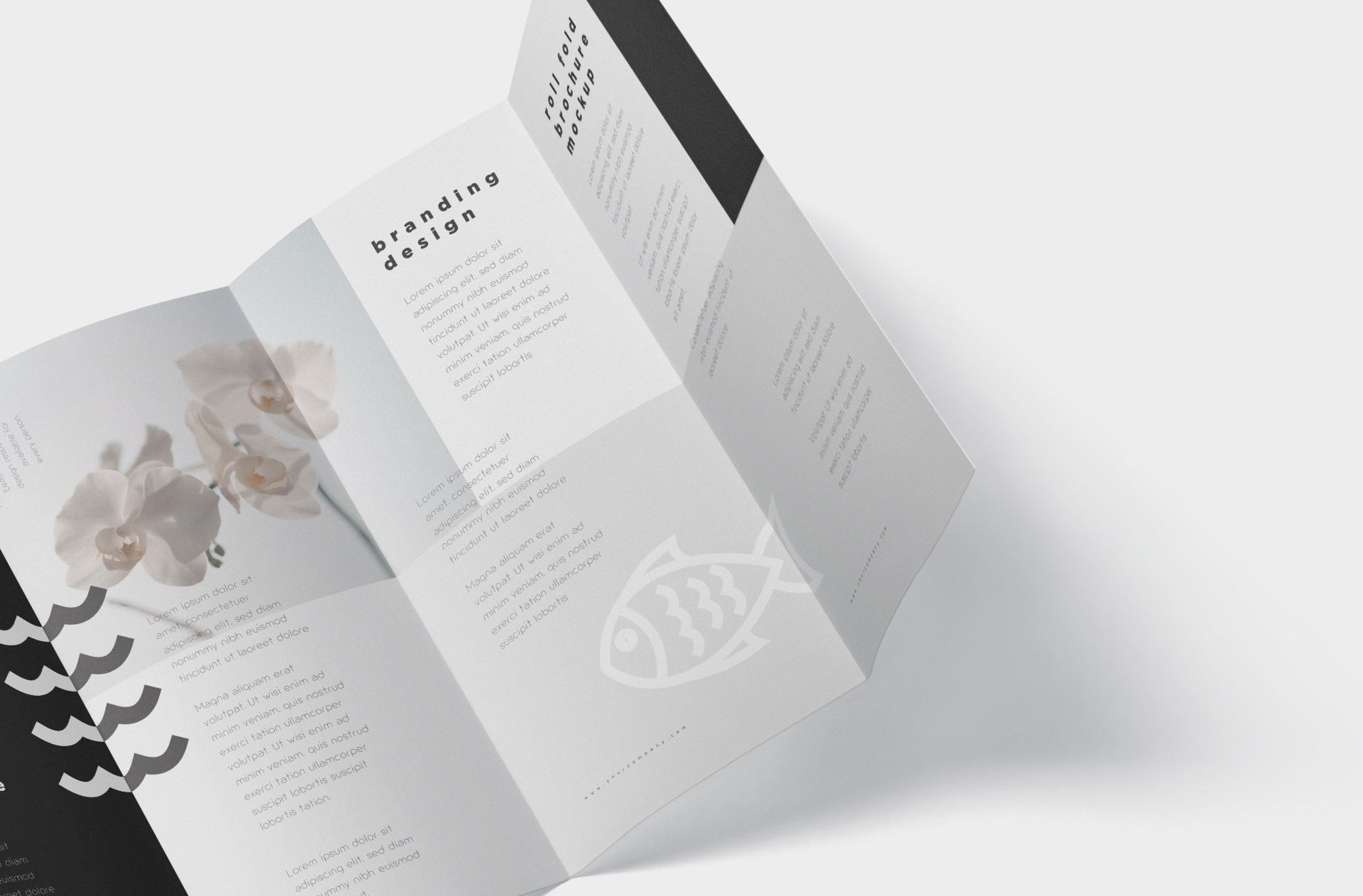 A4 brochure mockup