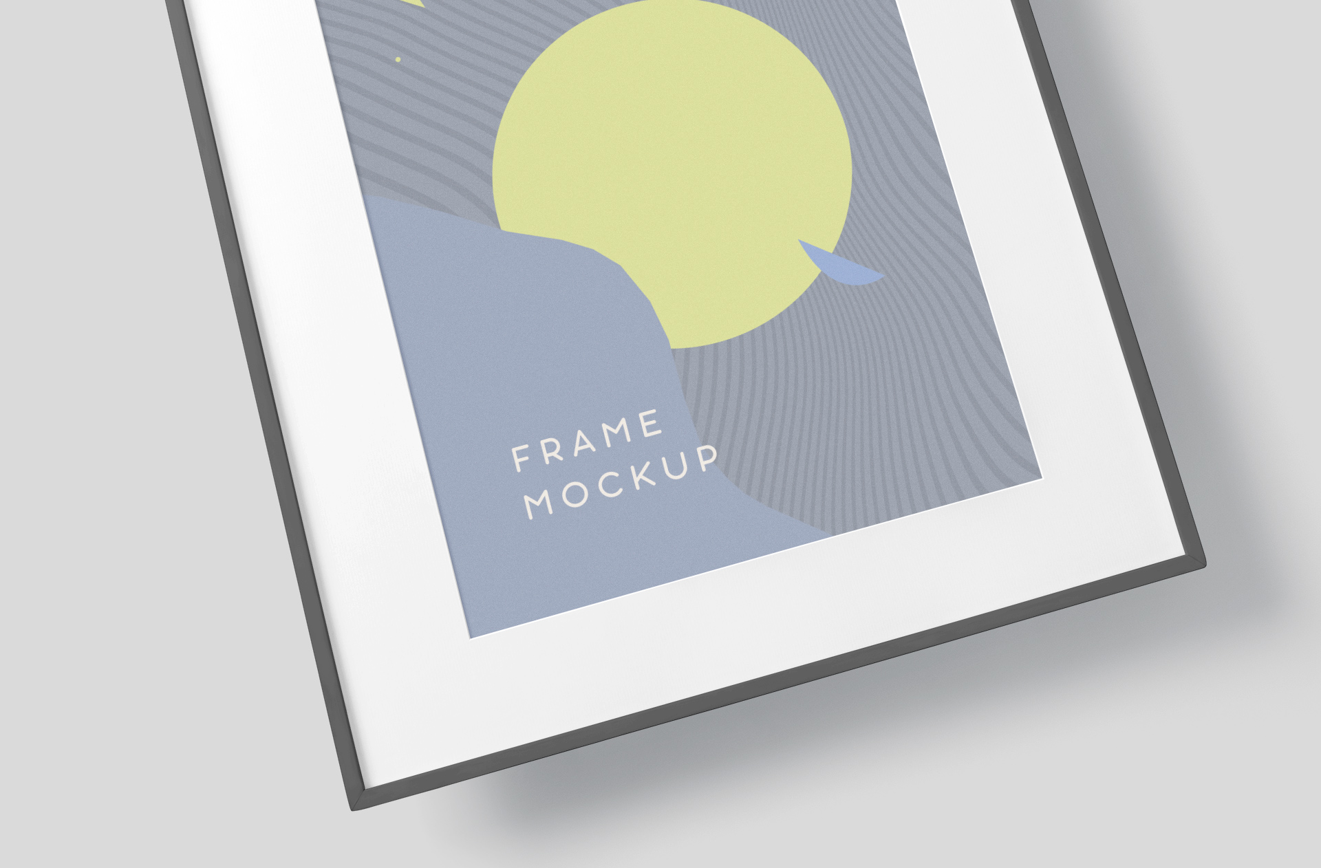 art display mockup