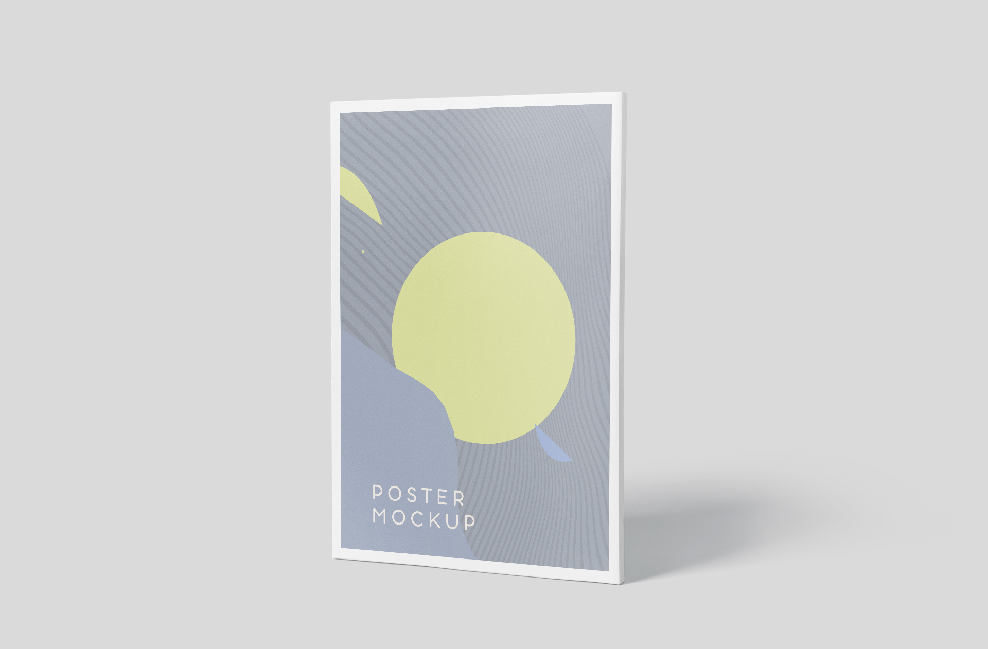 A4 Poster Mockup – Realistic Vertical Display