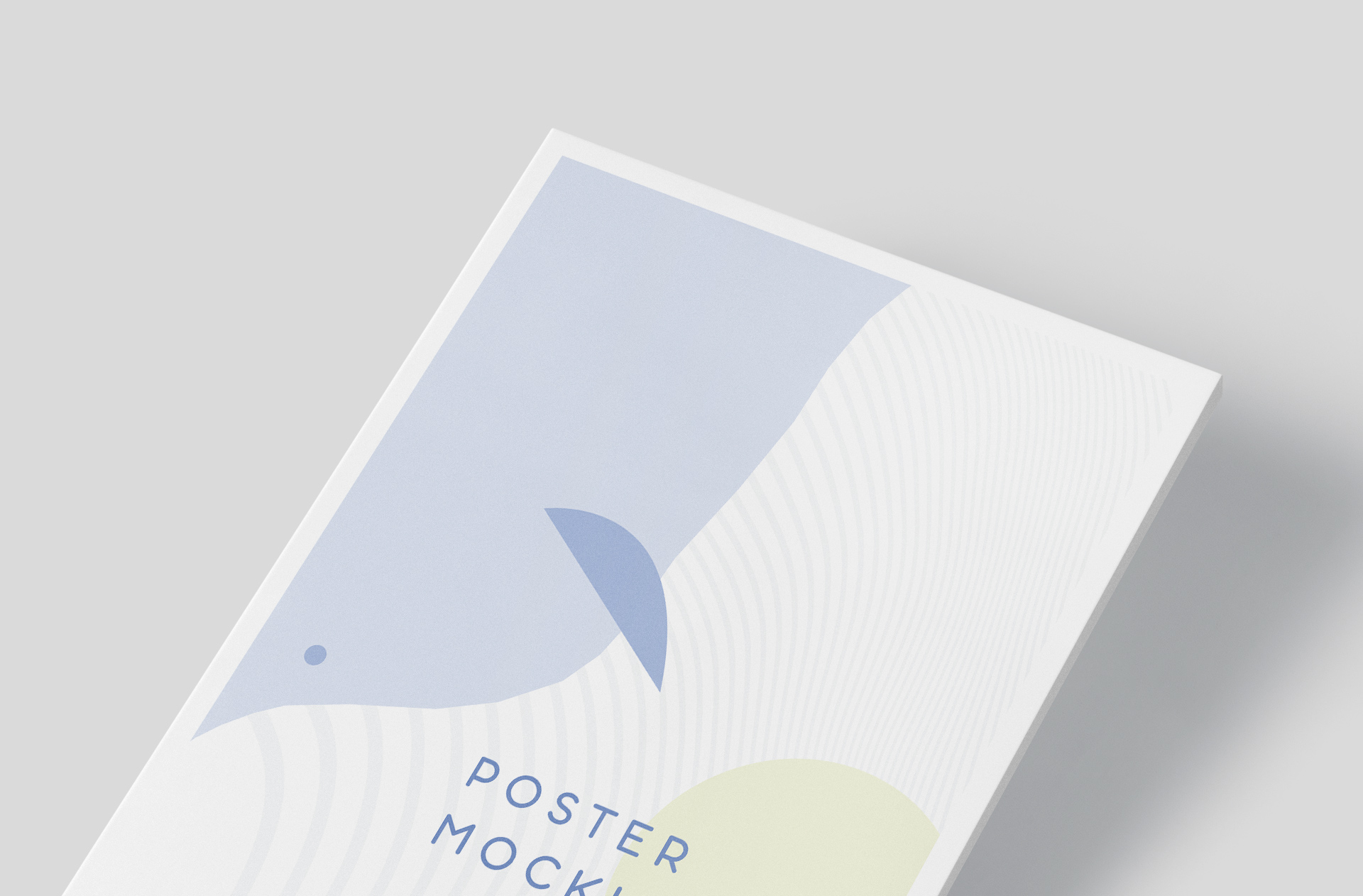 A4 poster mockup