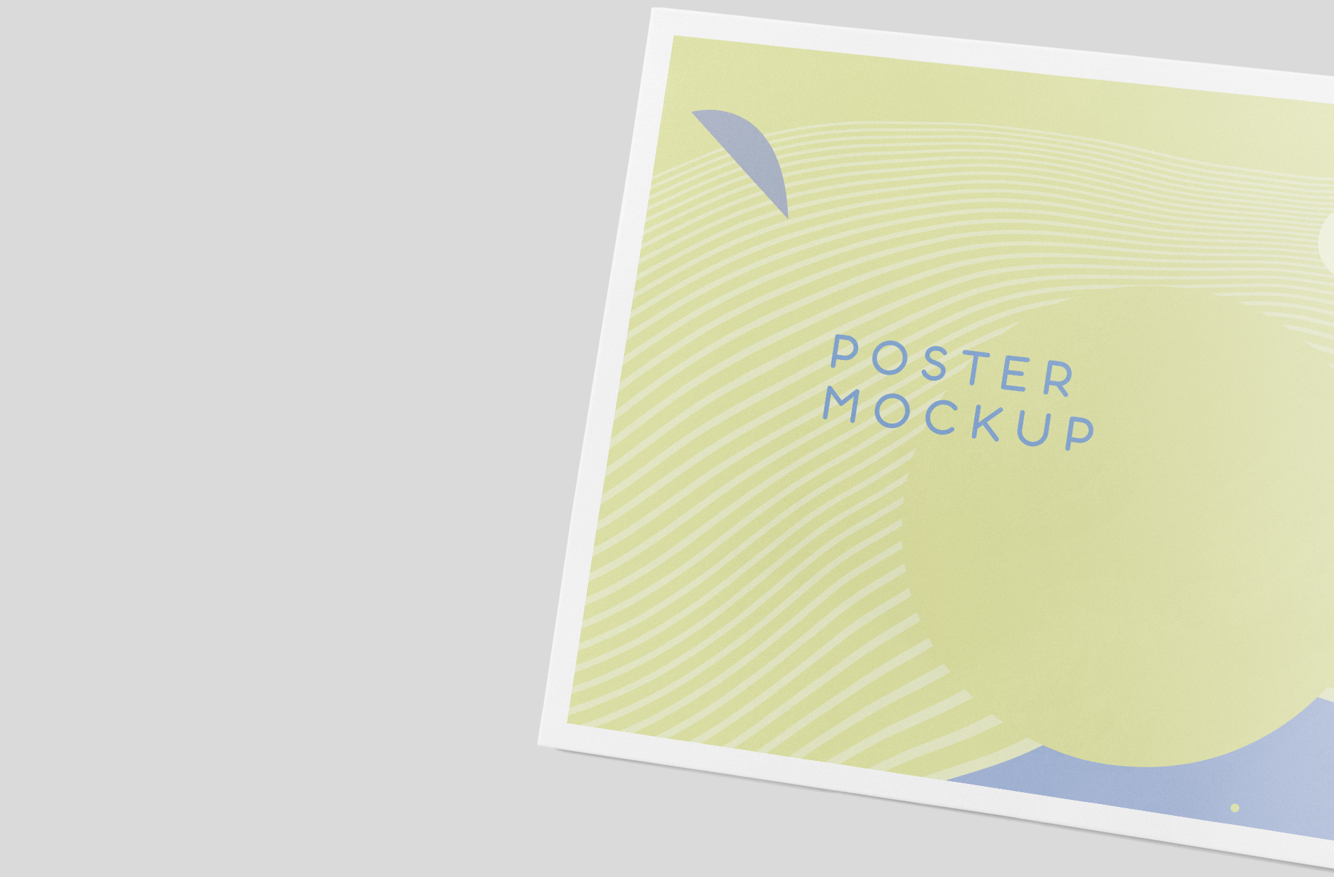 A4 poster mockup