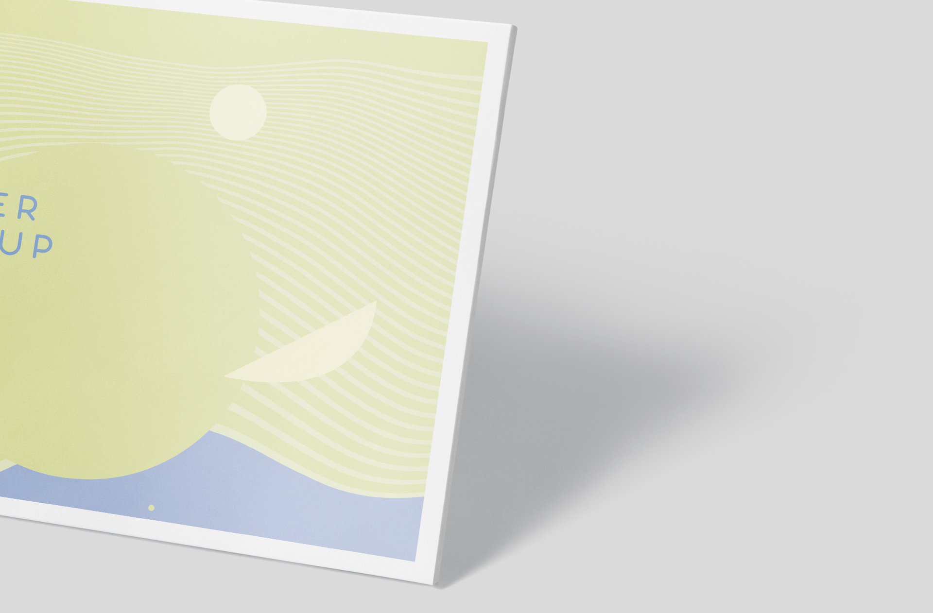 A4 poster mockup