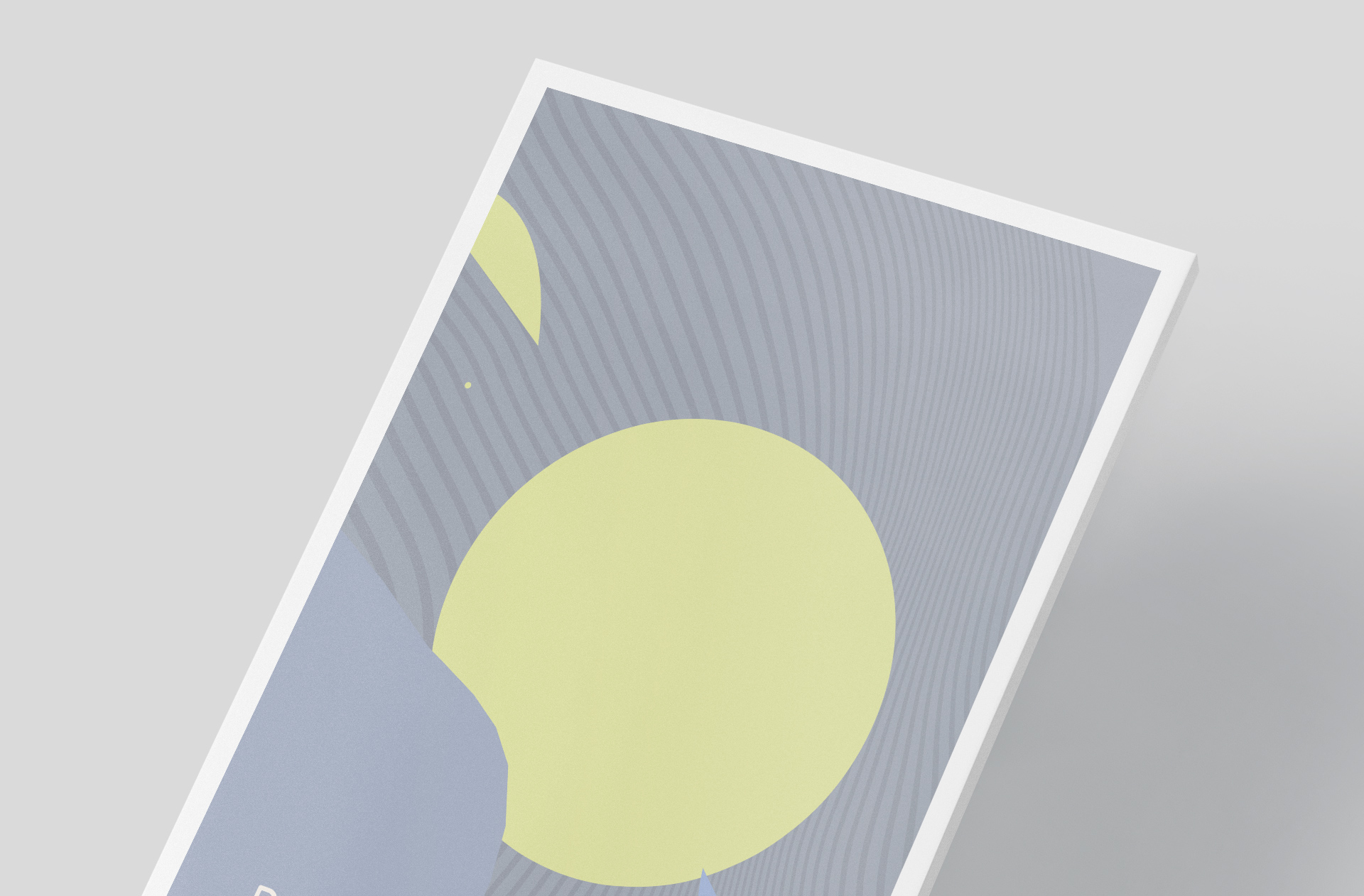 A4 poster mockup