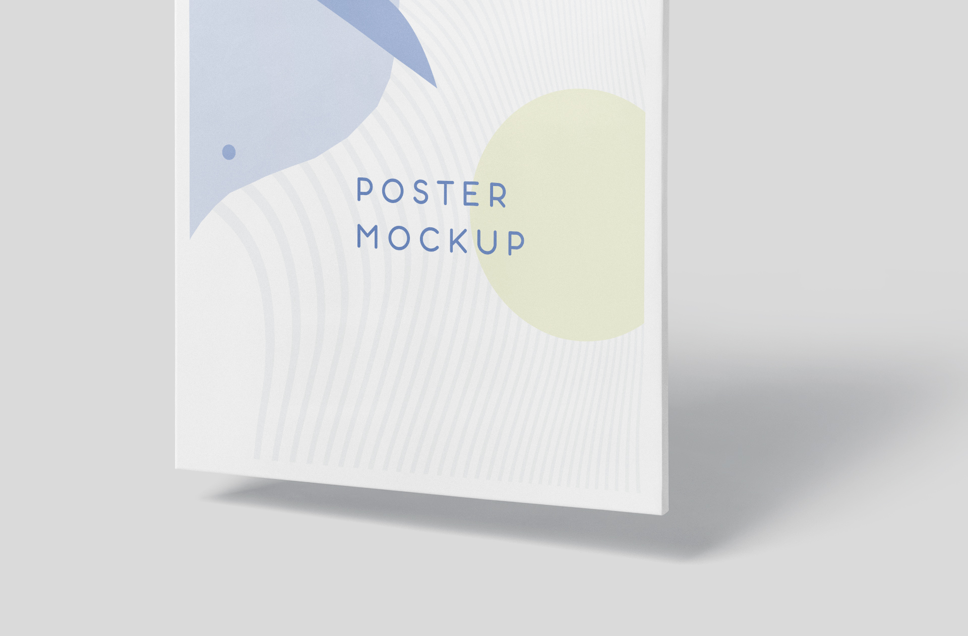 A4 poster mockup