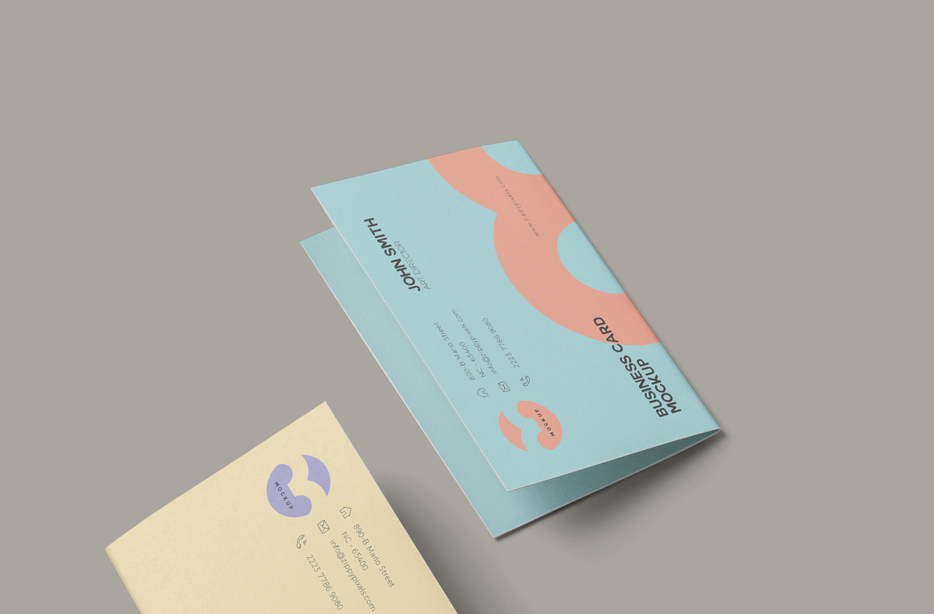 company business card mockup