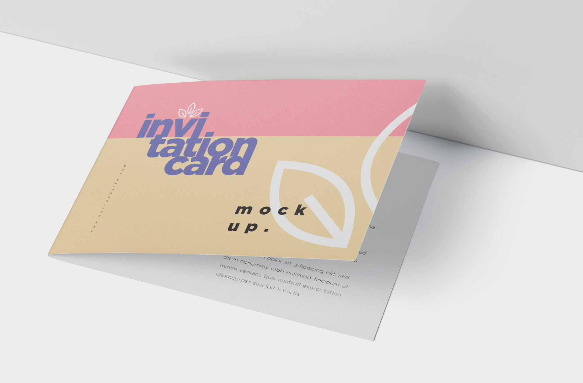 birthday invitation mockup