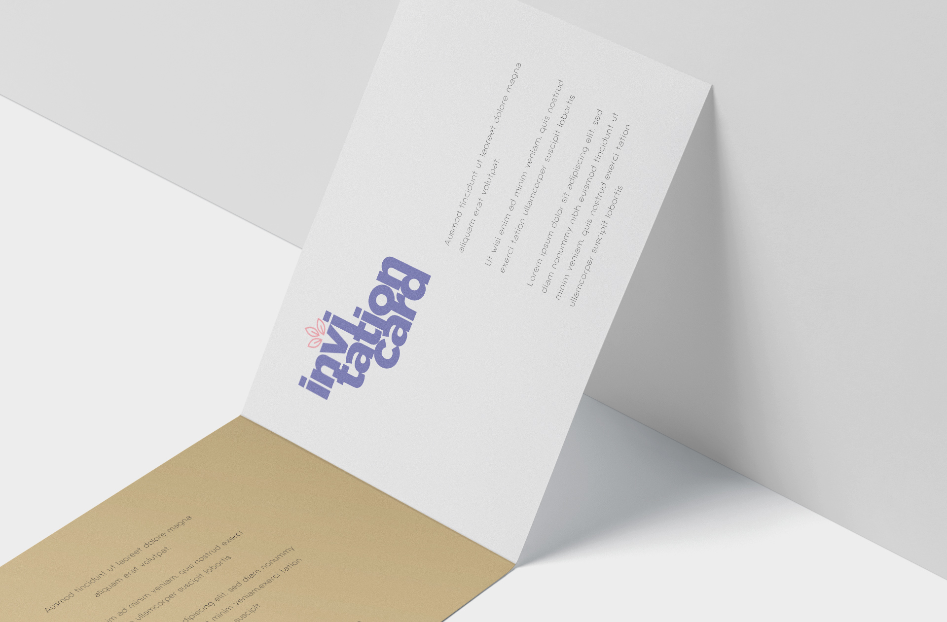 birthday invitation mockup