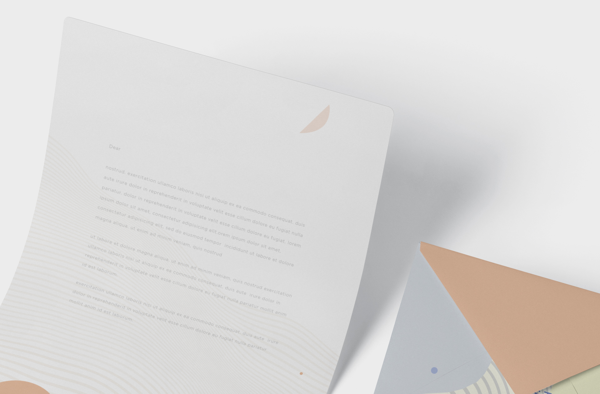 company letterhead mockup