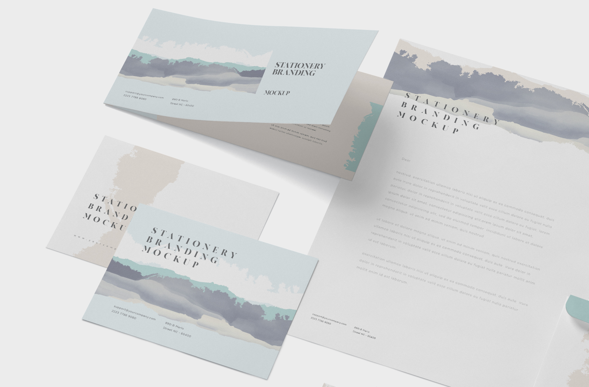 business stationery mockup