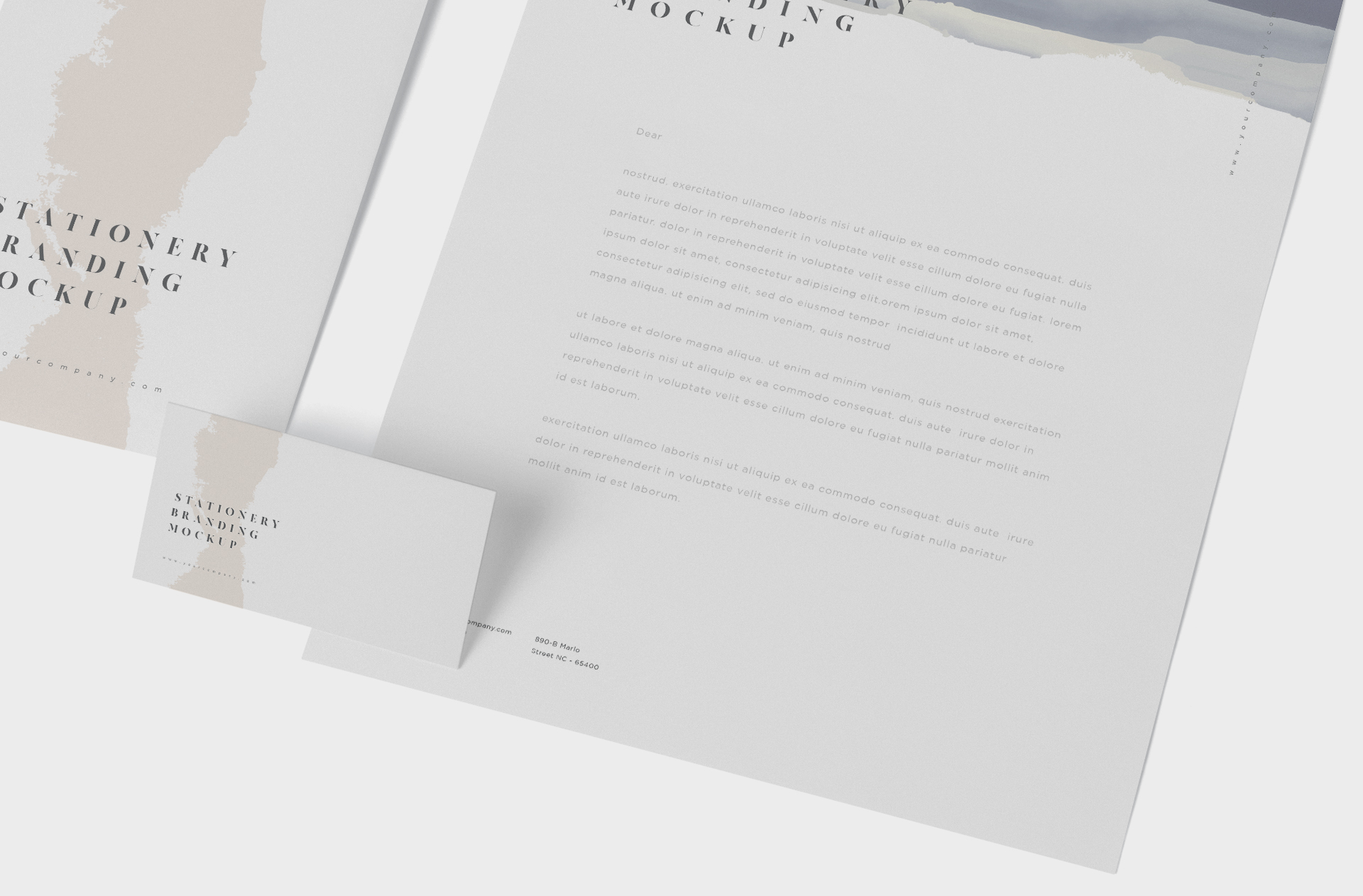 corporate branding mock-up