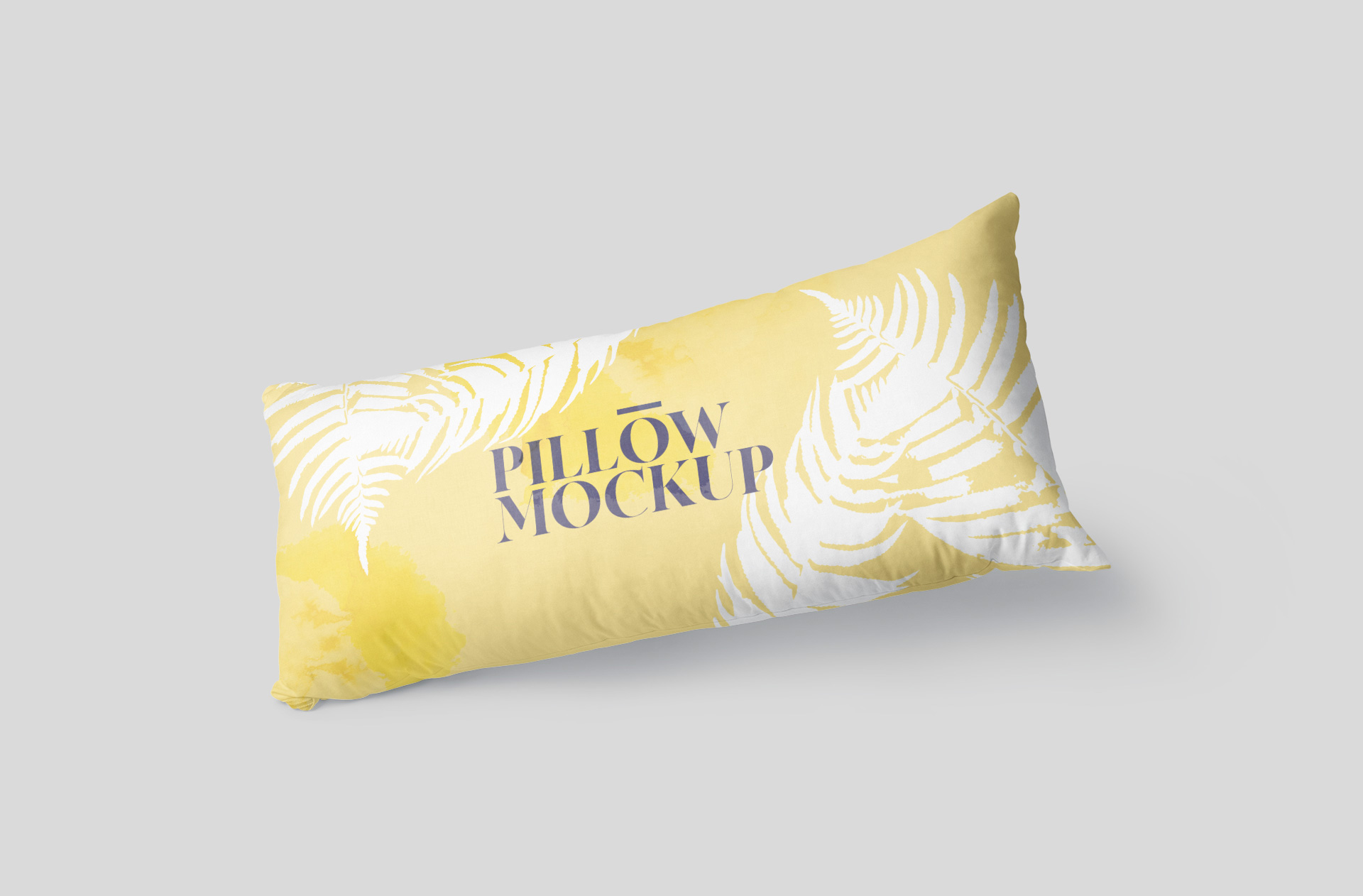 Soft Fabric Cushion Mockup with Customizable Design
