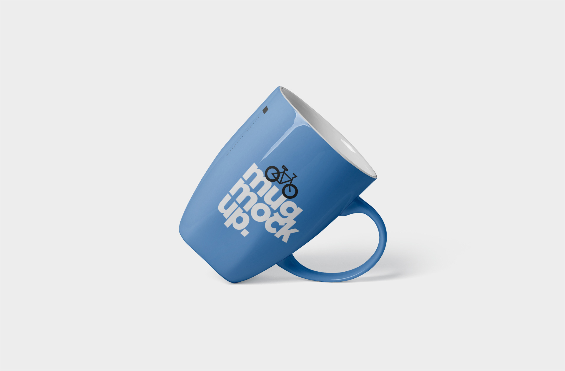 Classic Ceramic Coffee Mug Mockup with Custom Design