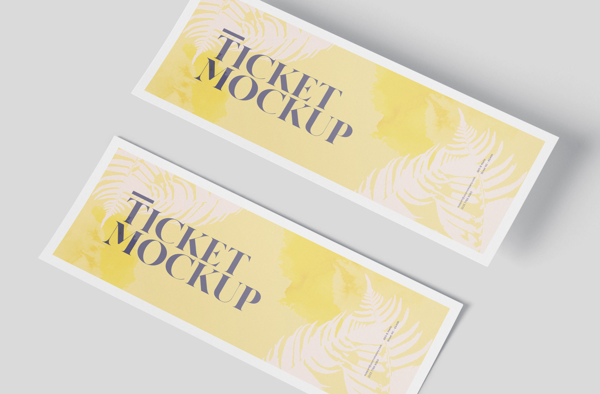 airline ticket PSD