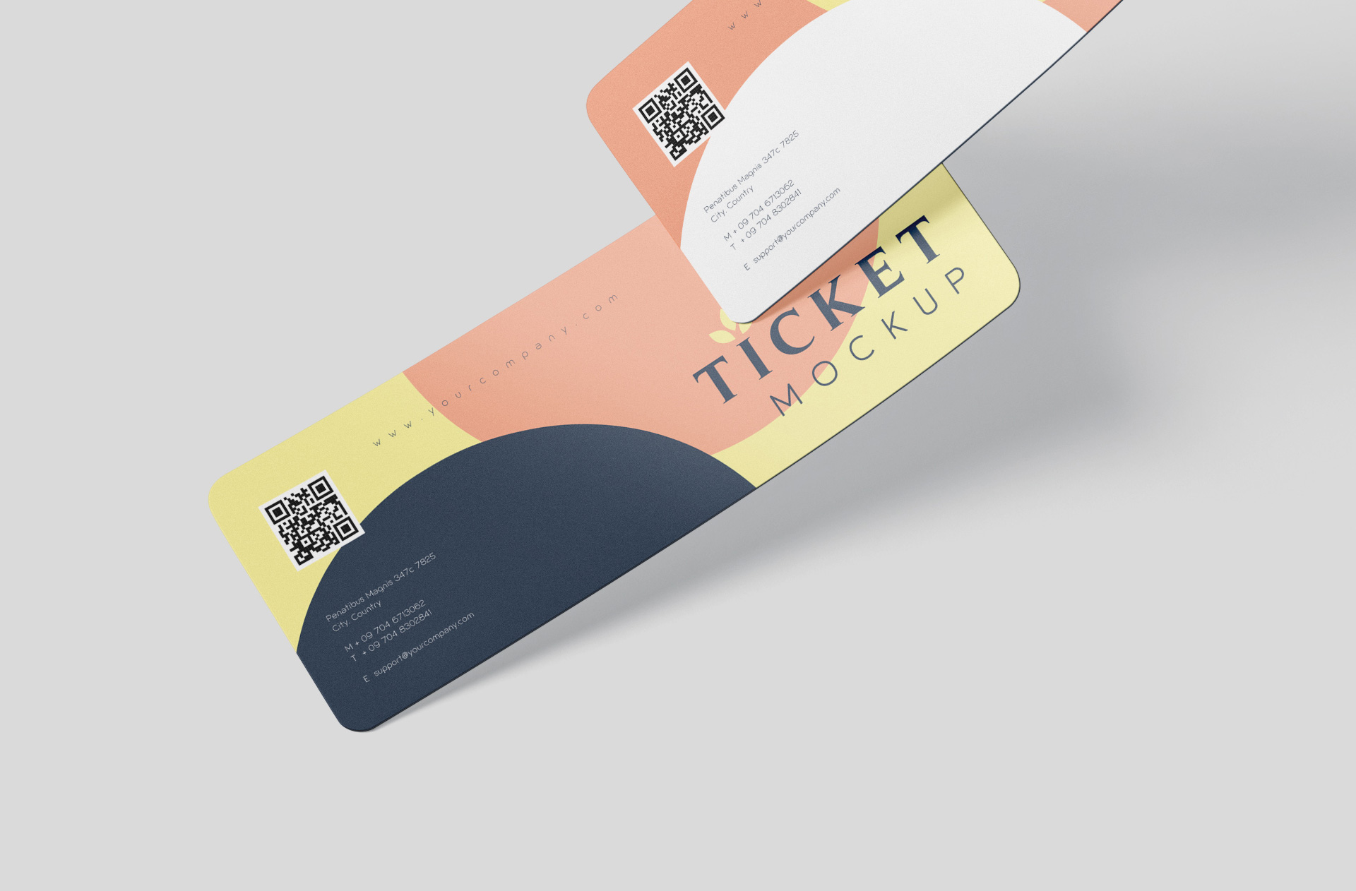 airline ticket PSD