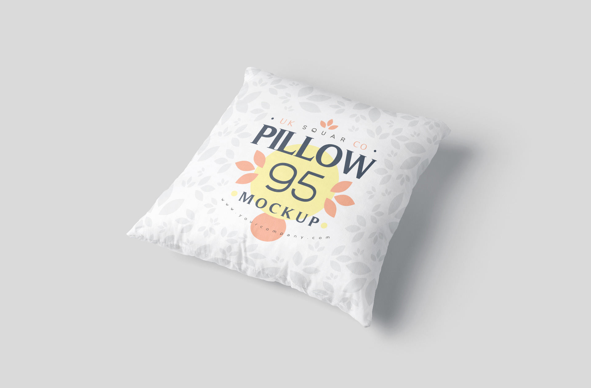 Elegant Decorative Pillow Mockup for Home Textiles